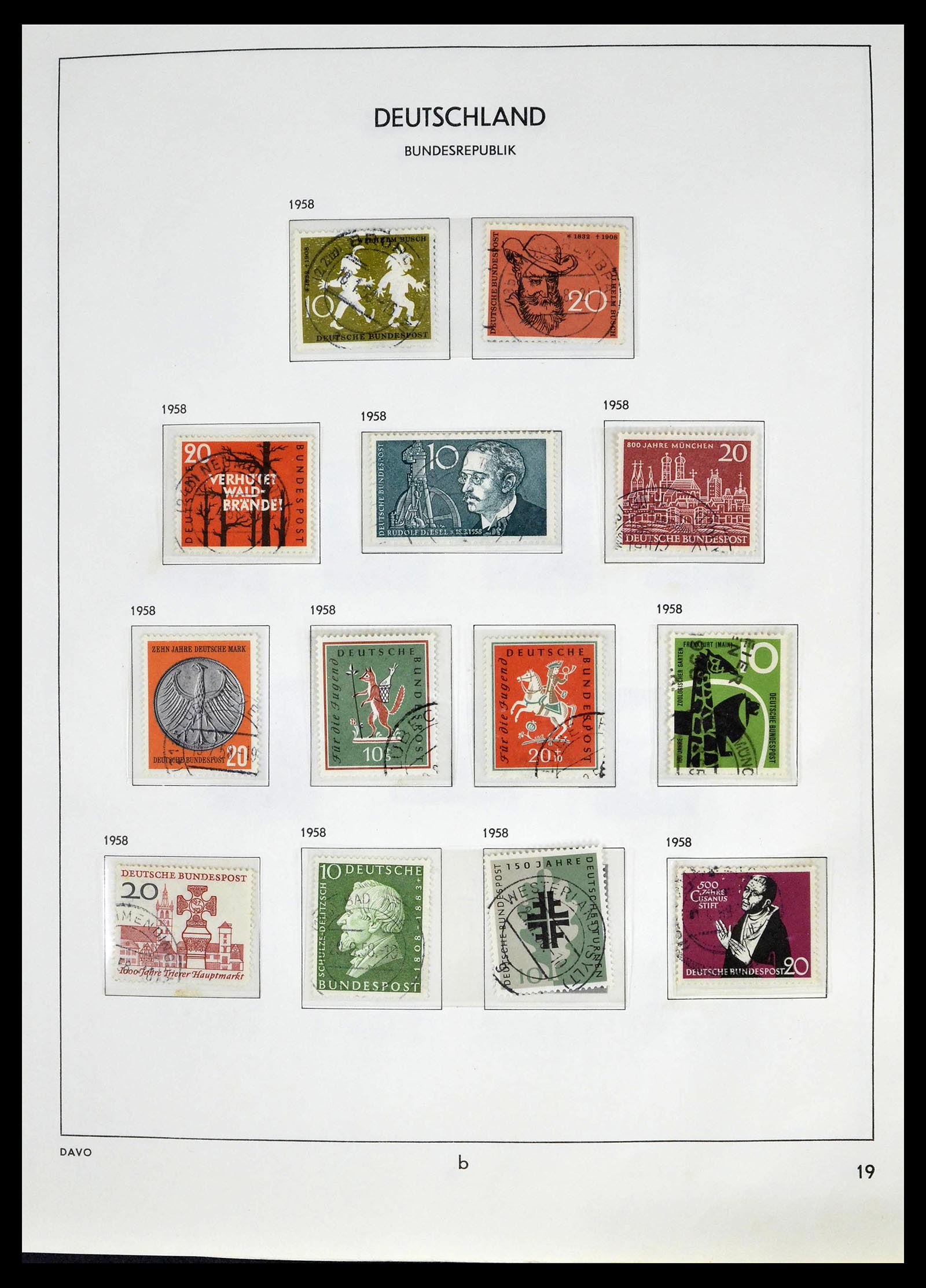 39326 0013 - Postzegelverzameling 39326 Bundespost 1949-2003.