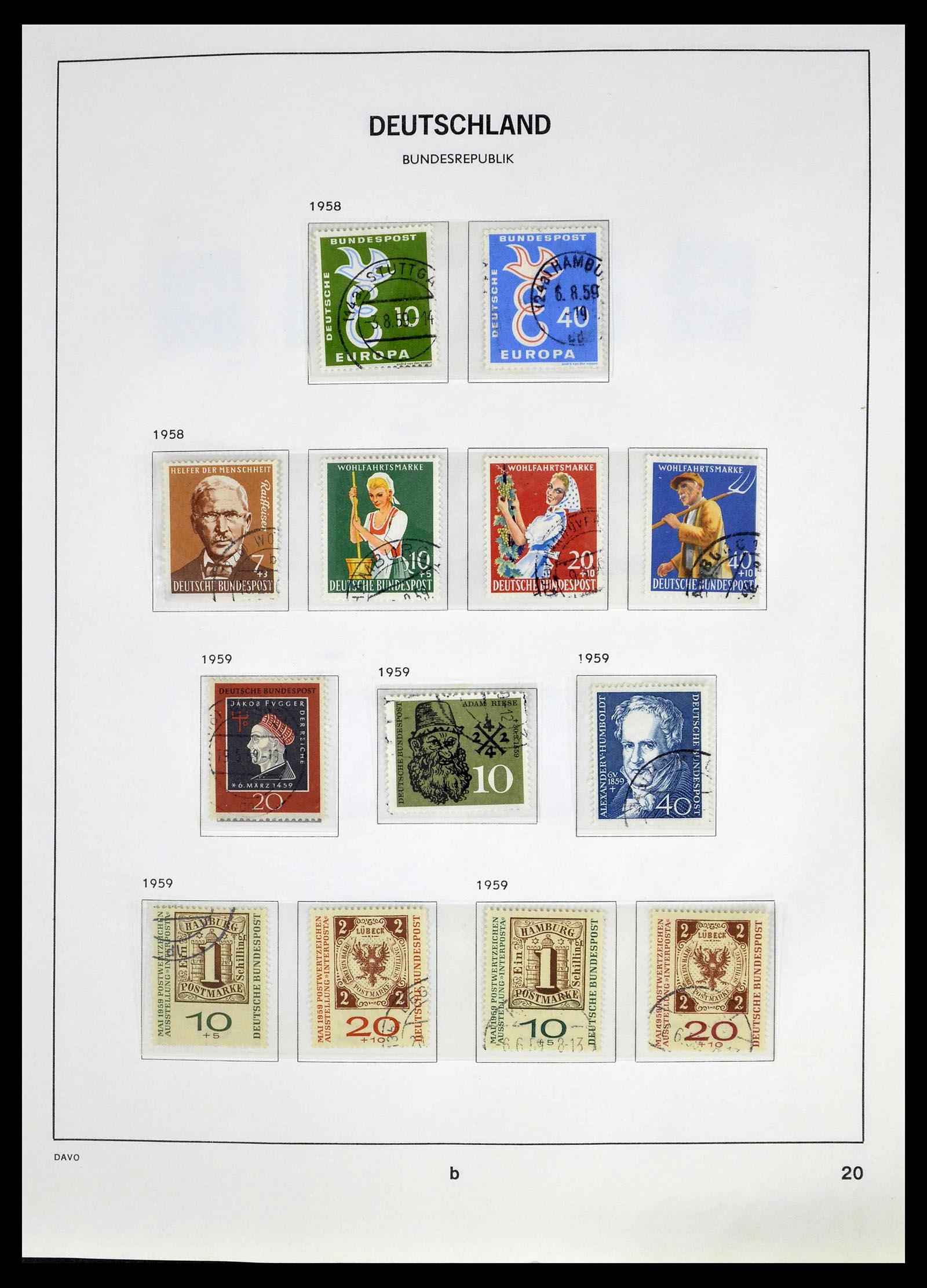 39326 0014 - Postzegelverzameling 39326 Bundespost 1949-2003.
