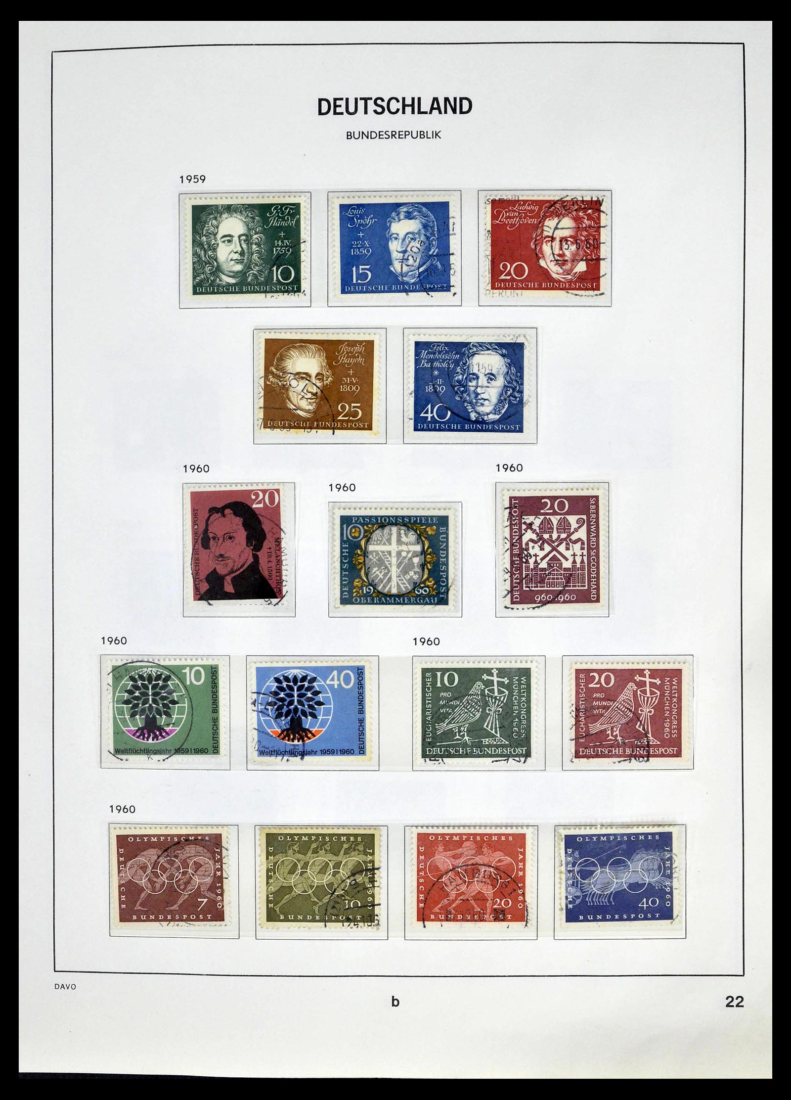 39326 0017 - Postzegelverzameling 39326 Bundespost 1949-2003.