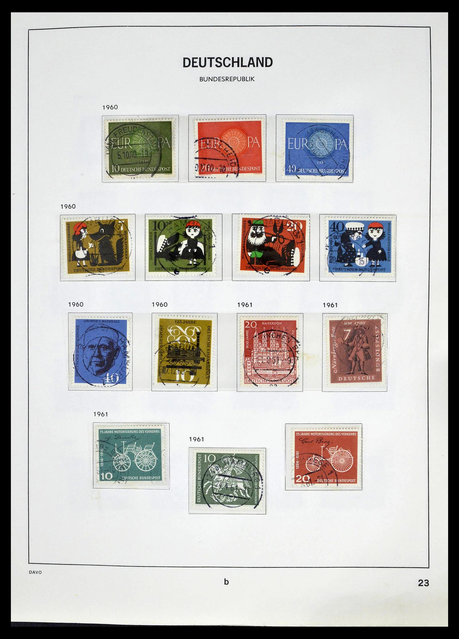 39326 0018 - Postzegelverzameling 39326 Bundespost 1949-2003.