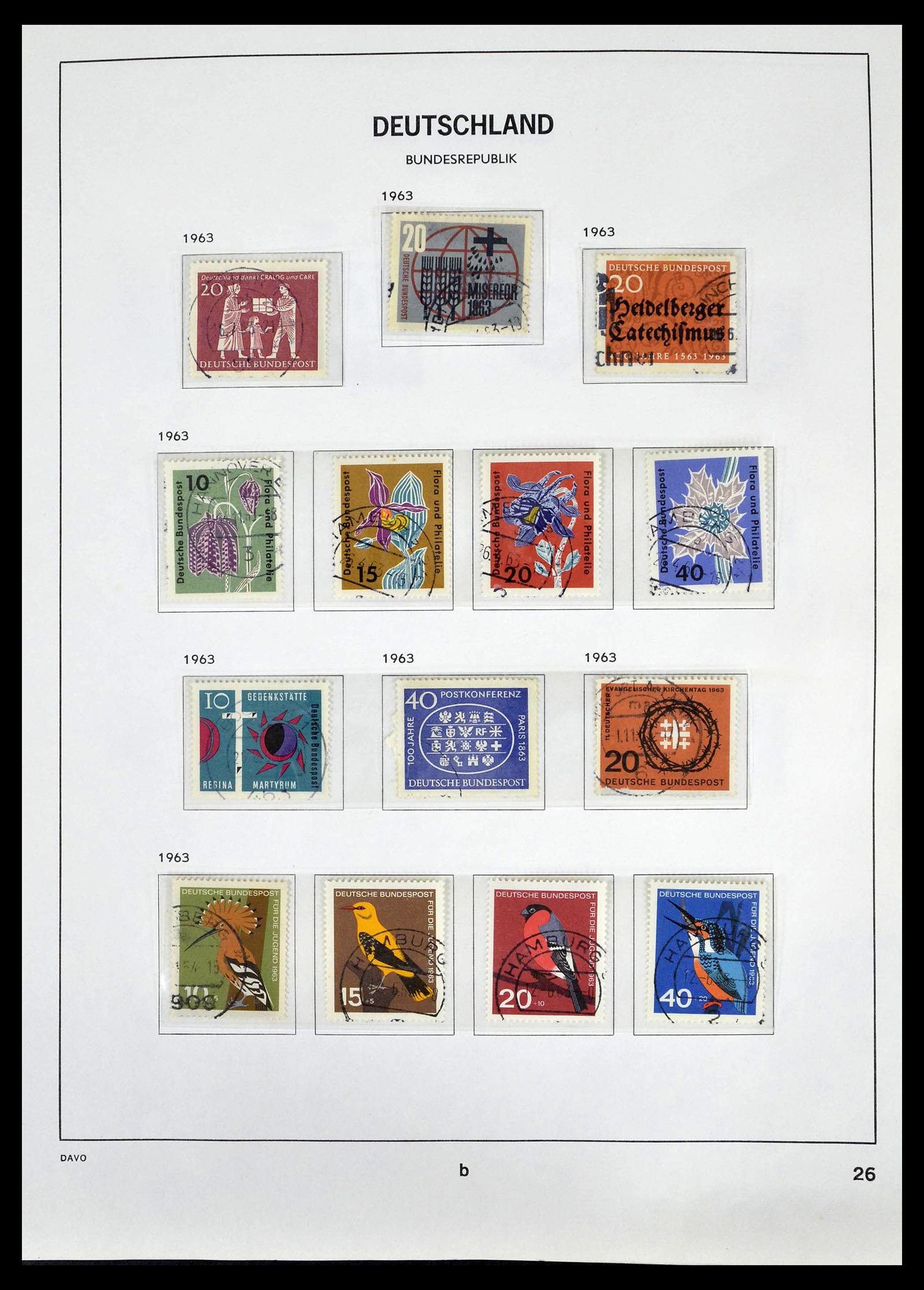 39326 0021 - Postzegelverzameling 39326 Bundespost 1949-2003.