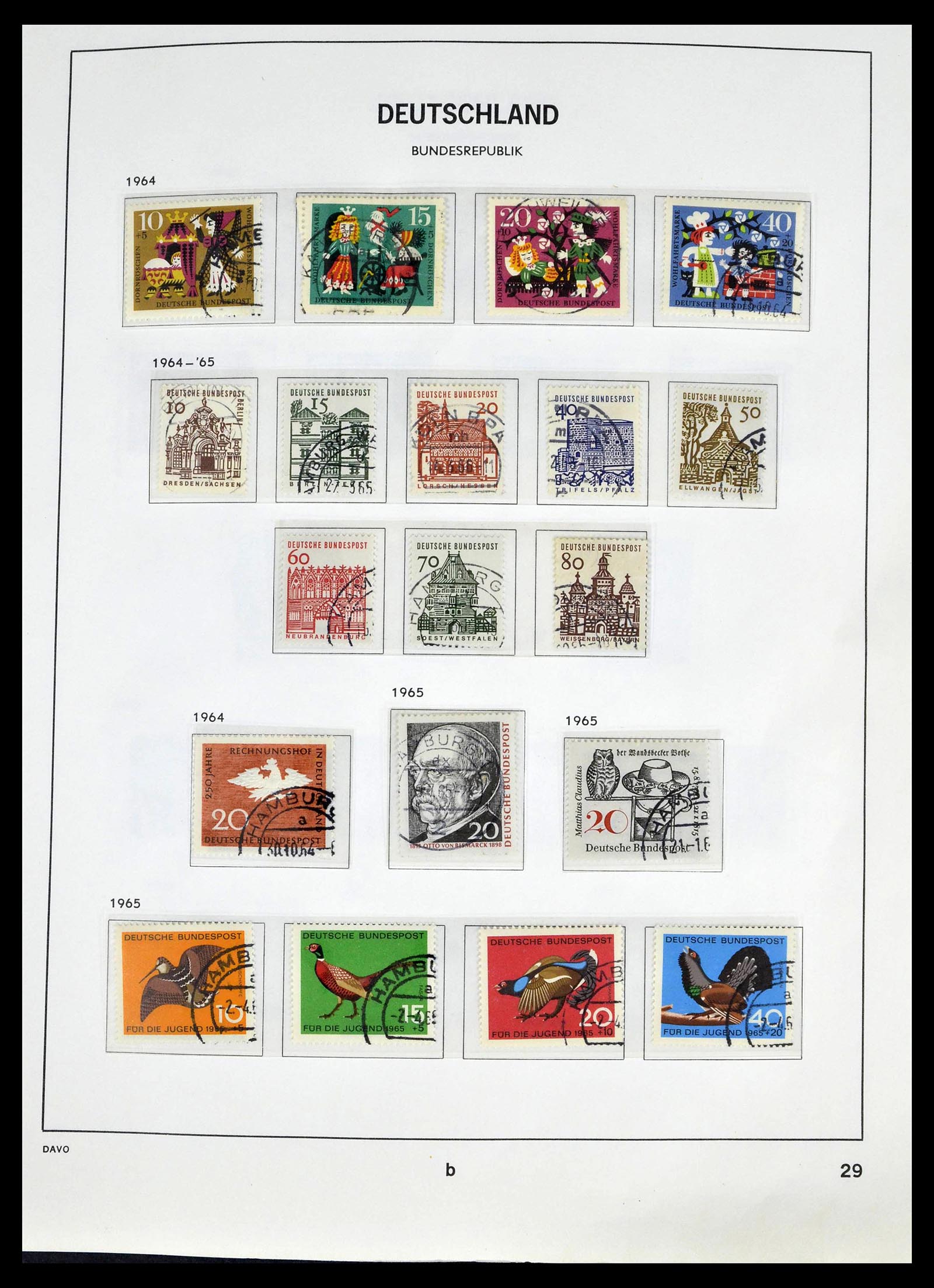 39326 0025 - Postzegelverzameling 39326 Bundespost 1949-2003.