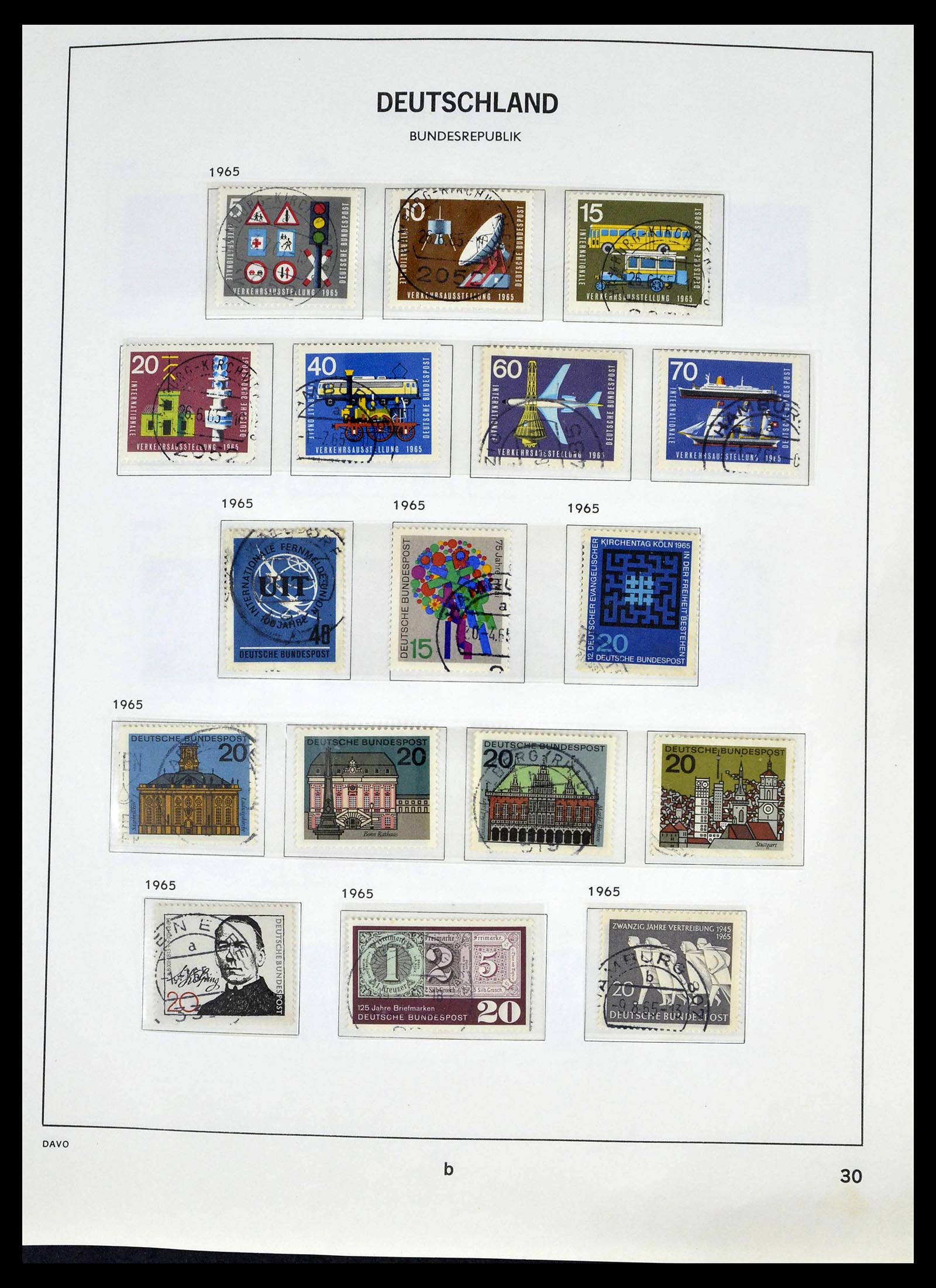 39326 0026 - Postzegelverzameling 39326 Bundespost 1949-2003.