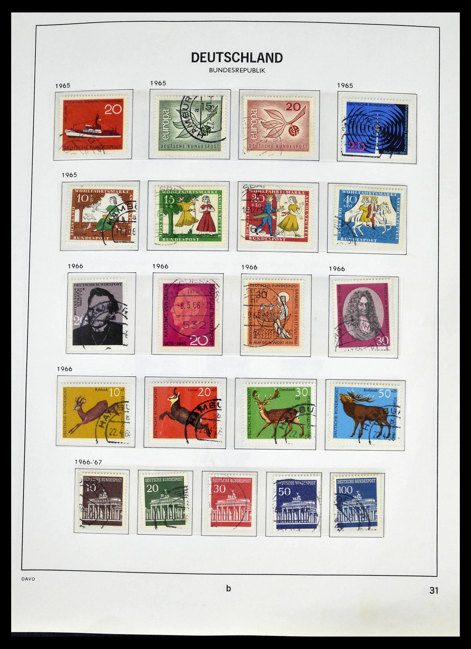 39326 0027 - Stamp collection 39326 Bundespost 1949-2003.