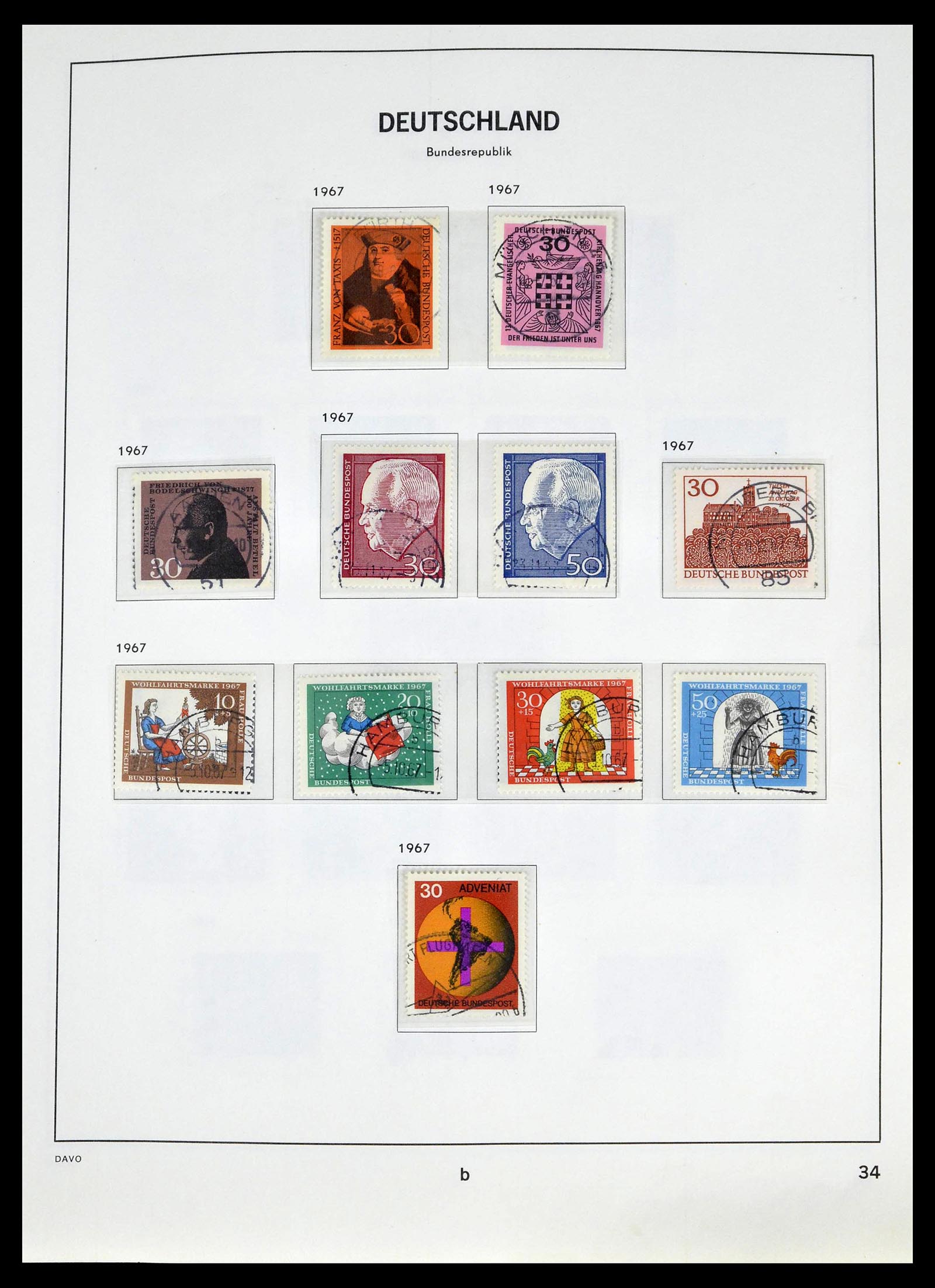 39326 0030 - Postzegelverzameling 39326 Bundespost 1949-2003.