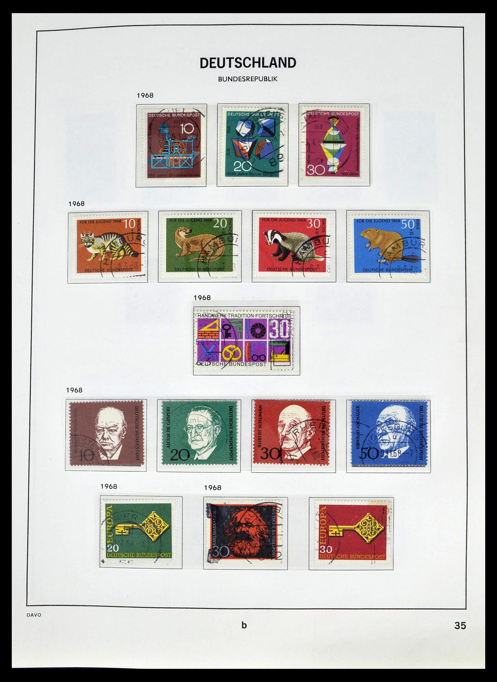 39326 0031 - Stamp collection 39326 Bundespost 1949-2003.