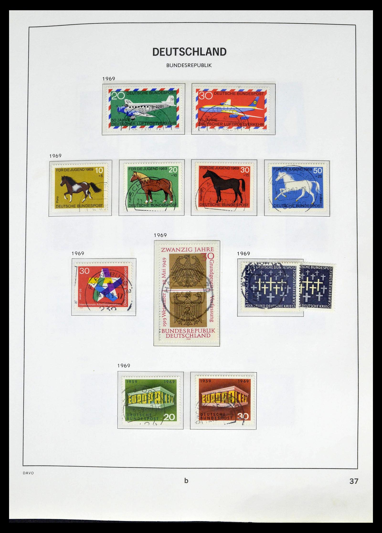 39326 0033 - Postzegelverzameling 39326 Bundespost 1949-2003.
