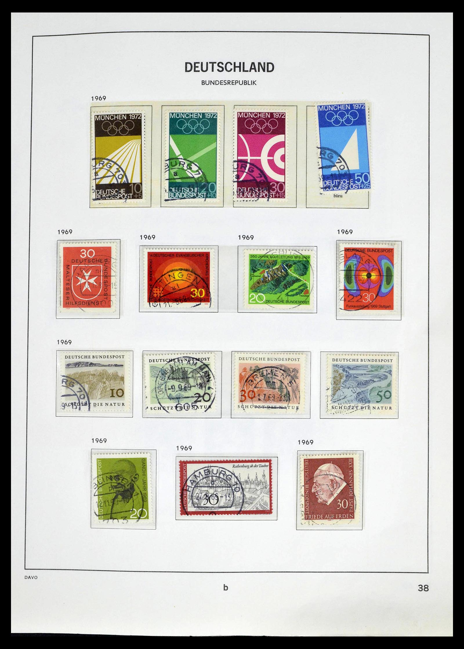 39326 0034 - Stamp collection 39326 Bundespost 1949-2003.