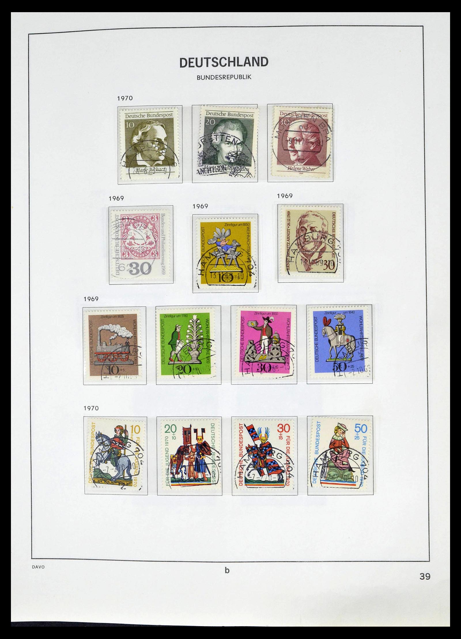 39326 0036 - Stamp collection 39326 Bundespost 1949-2003.