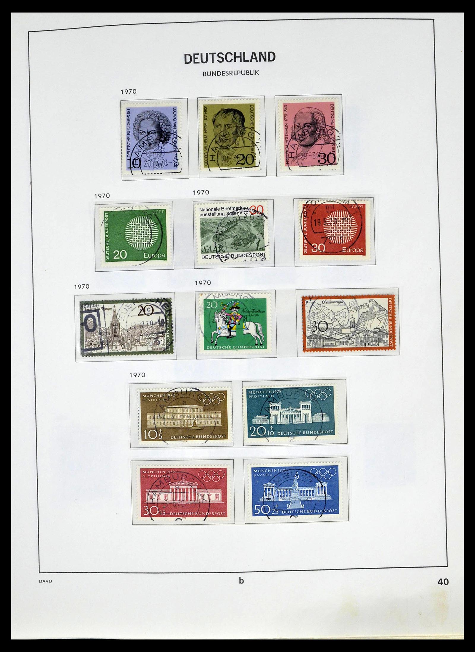 39326 0037 - Postzegelverzameling 39326 Bundespost 1949-2003.