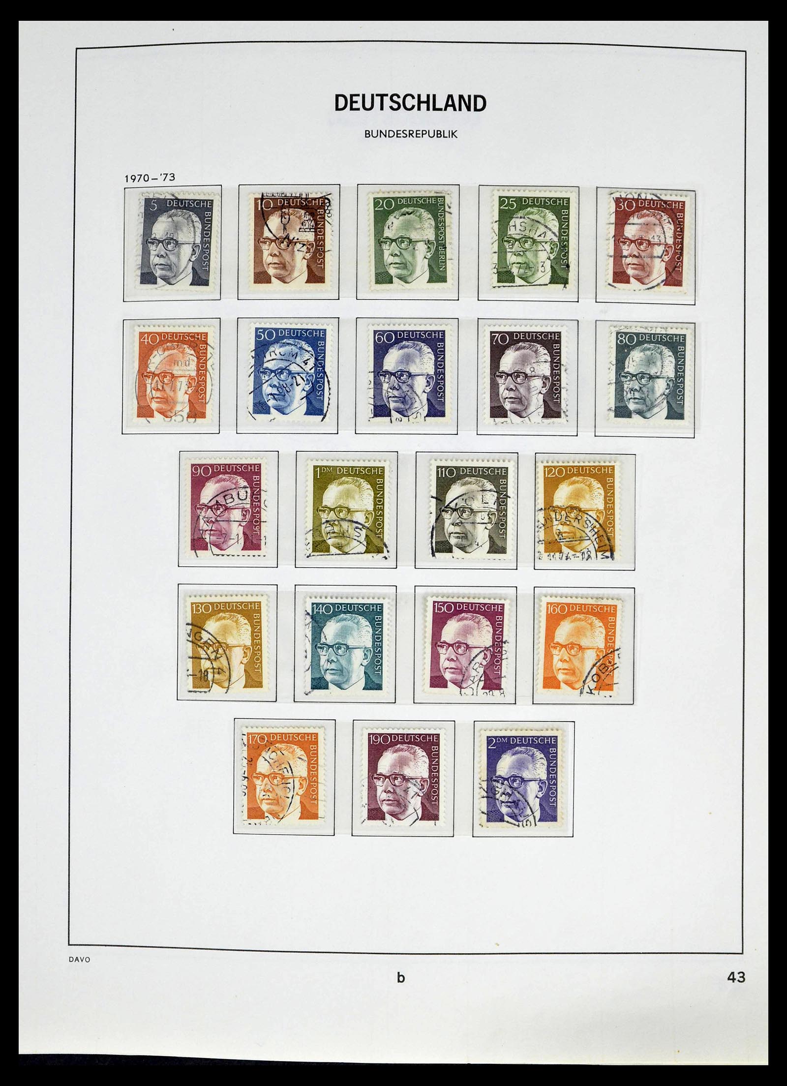39326 0040 - Postzegelverzameling 39326 Bundespost 1949-2003.