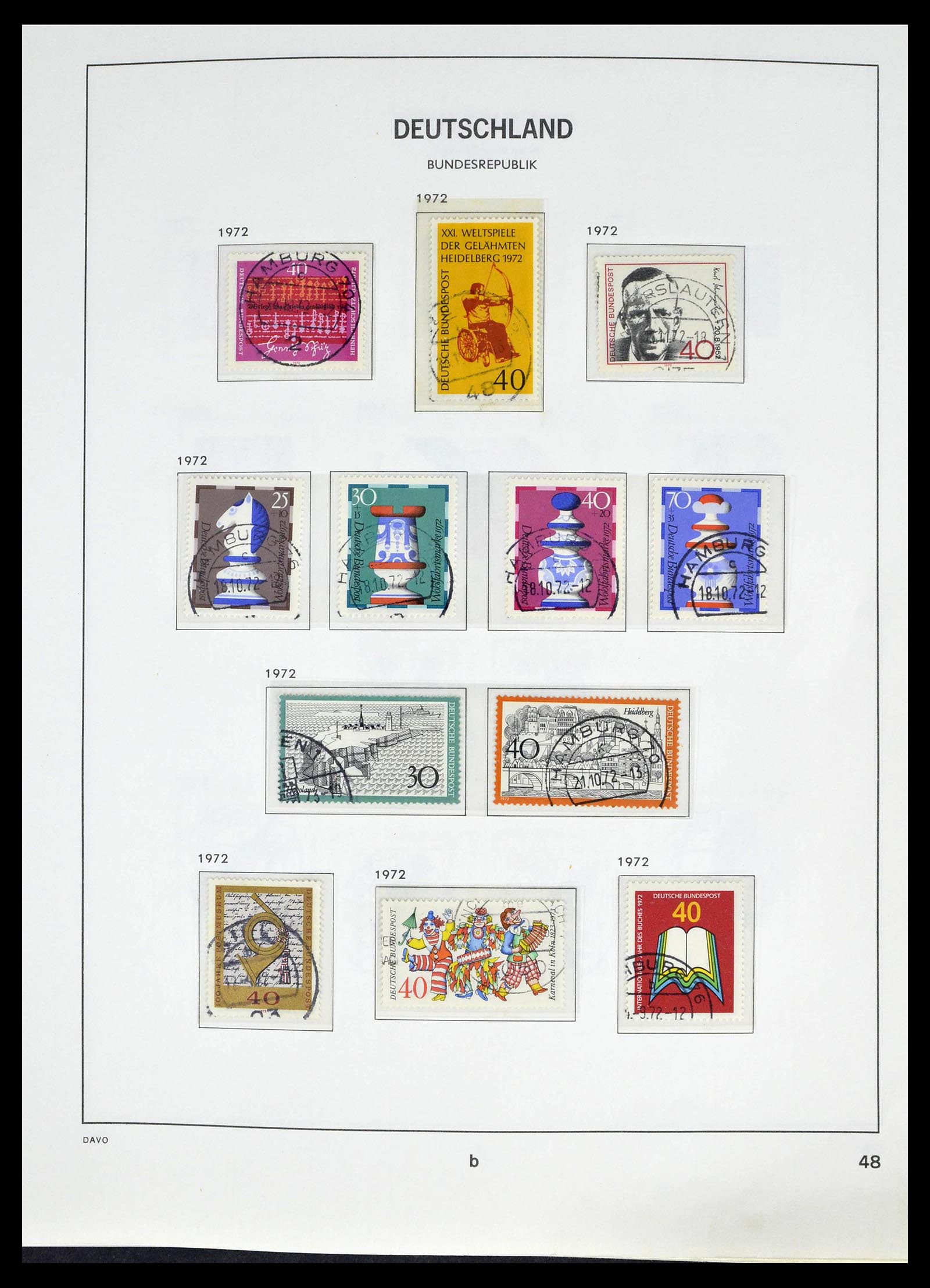 39326 0047 - Postzegelverzameling 39326 Bundespost 1949-2003.