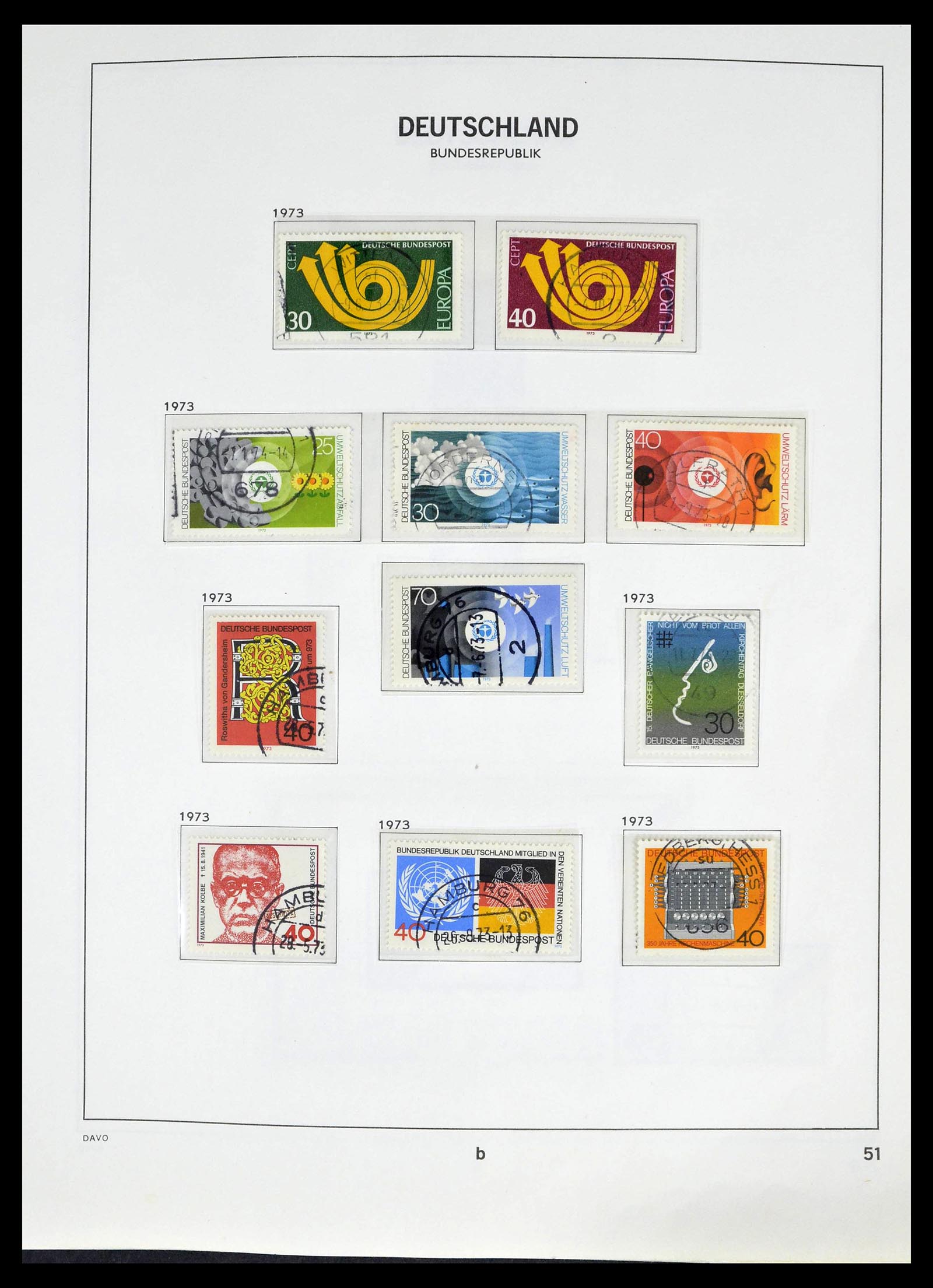 39326 0050 - Postzegelverzameling 39326 Bundespost 1949-2003.