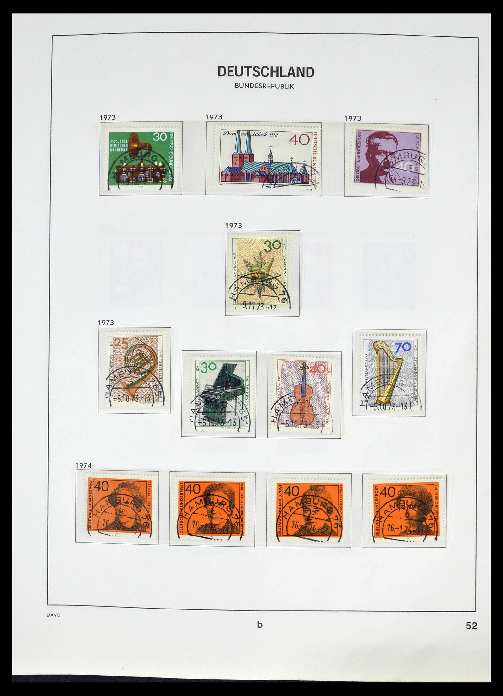 39326 0052 - Stamp collection 39326 Bundespost 1949-2003.