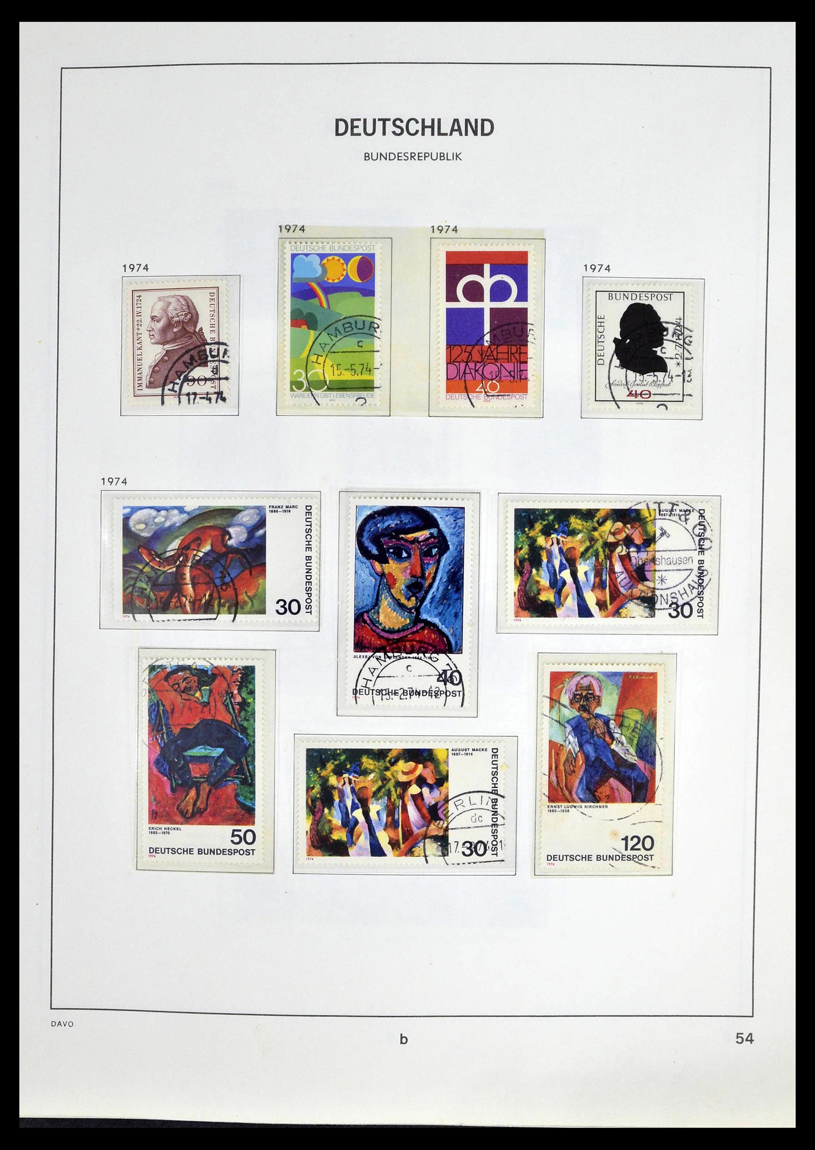 39326 0054 - Stamp collection 39326 Bundespost 1949-2003.