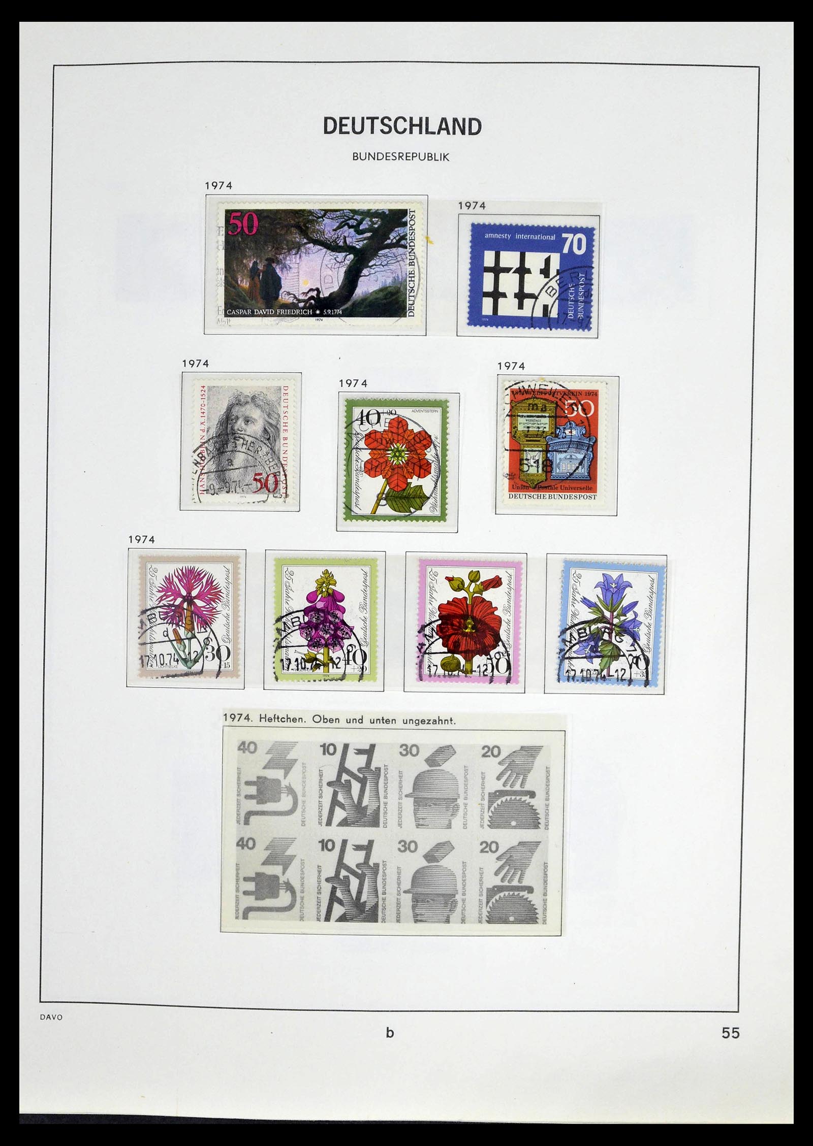39326 0055 - Postzegelverzameling 39326 Bundespost 1949-2003.