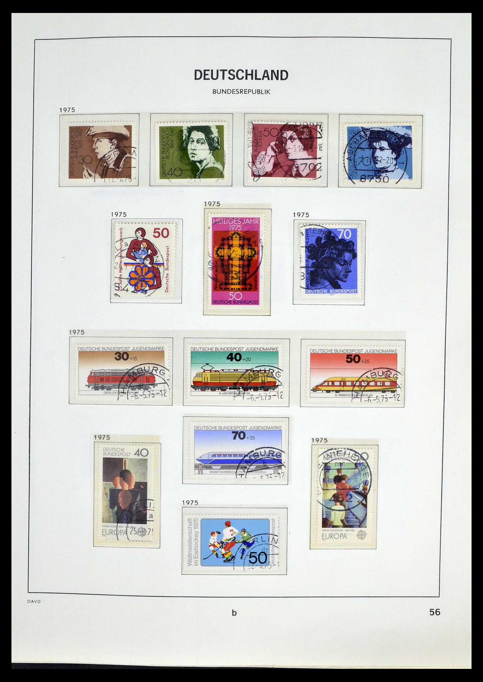 39326 0056 - Stamp collection 39326 Bundespost 1949-2003.
