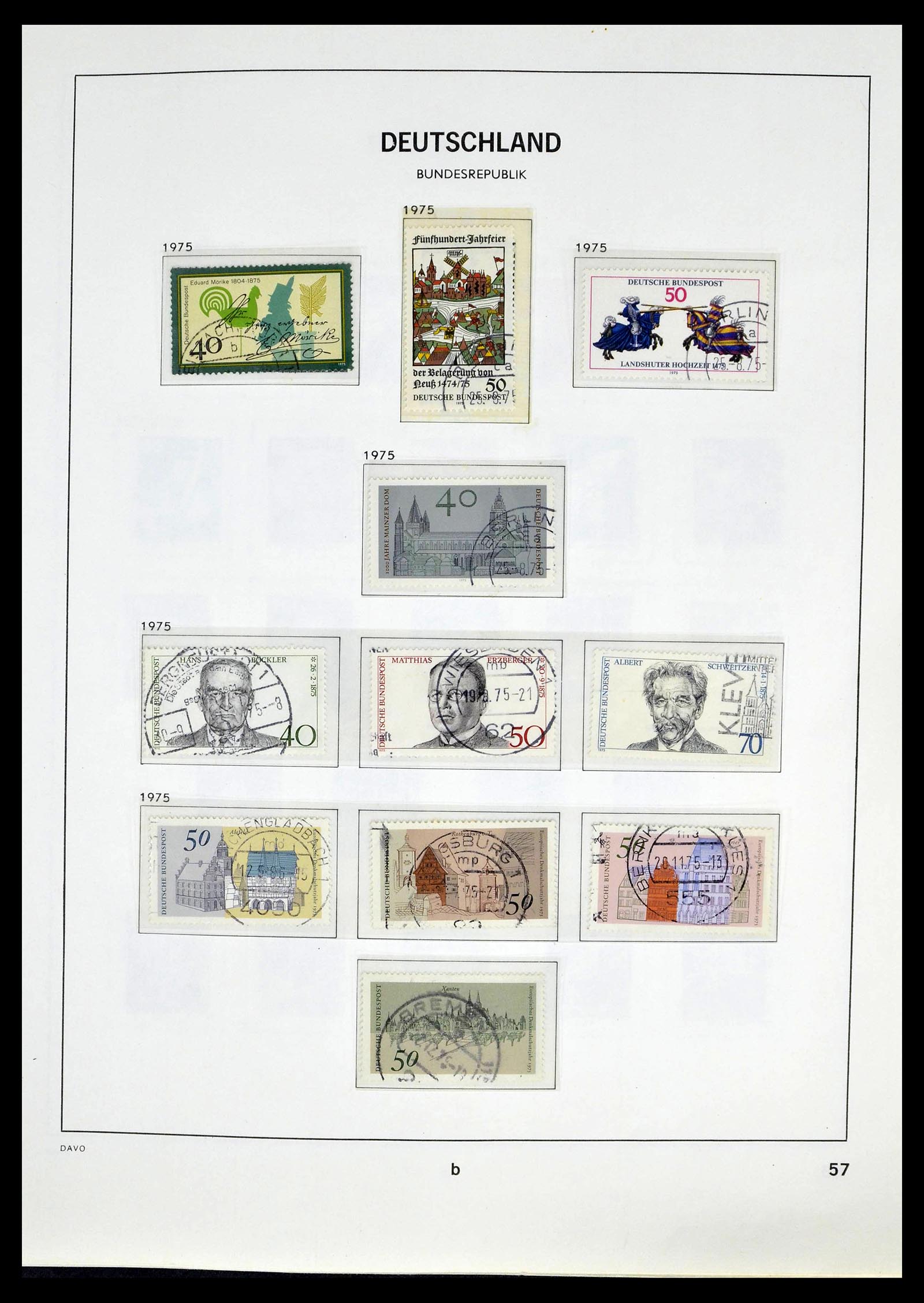 39326 0057 - Postzegelverzameling 39326 Bundespost 1949-2003.