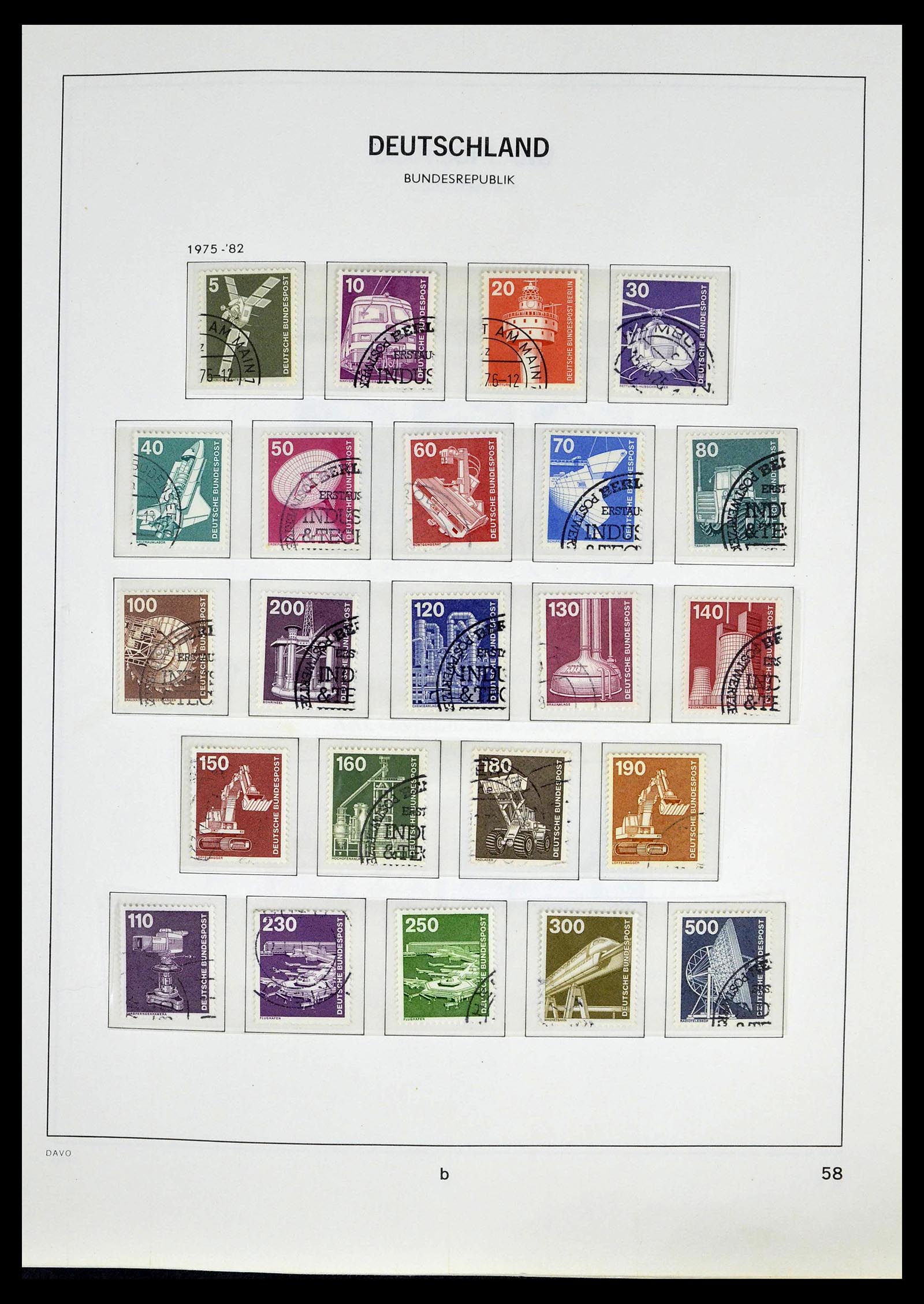 39326 0058 - Postzegelverzameling 39326 Bundespost 1949-2003.