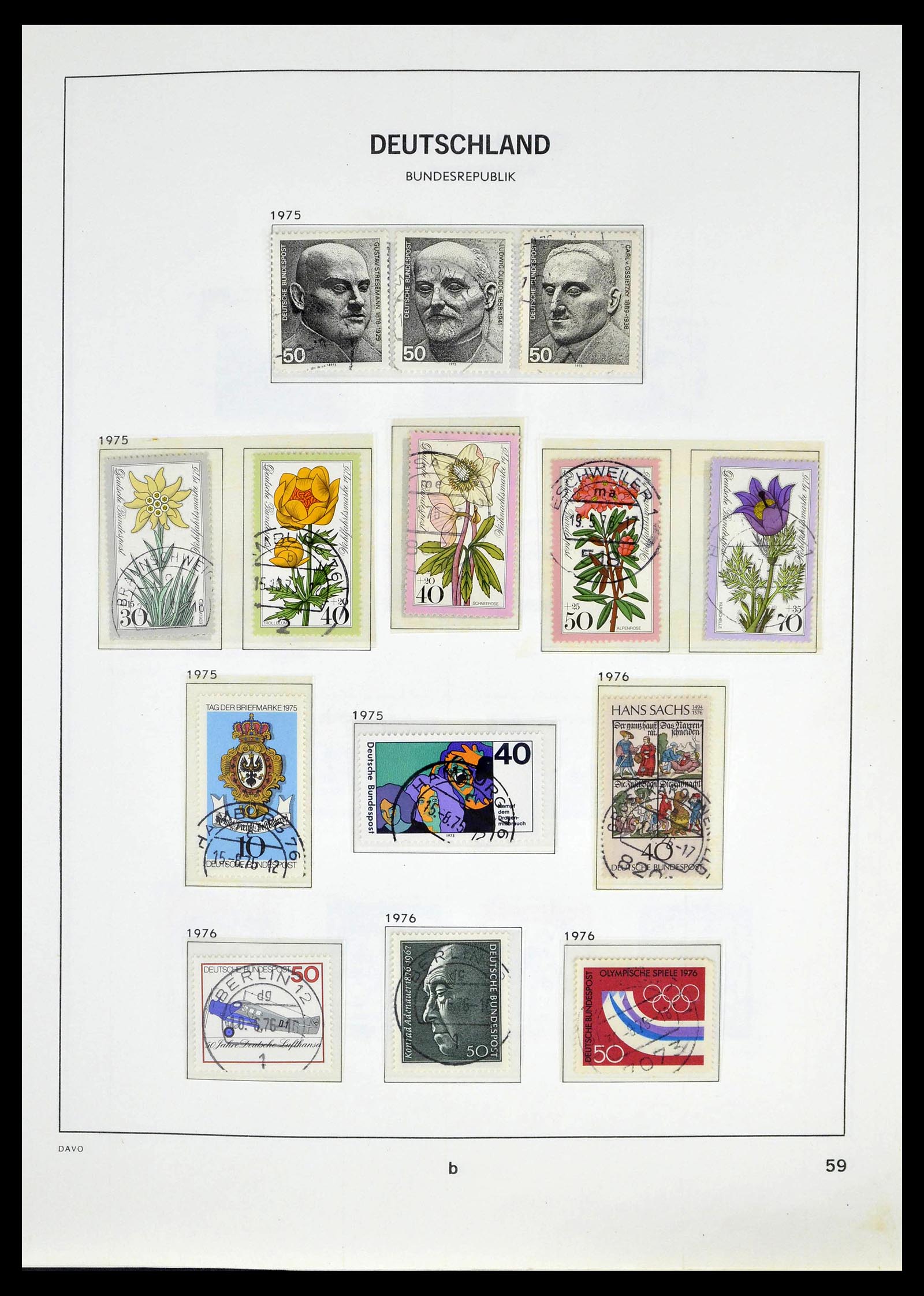 39326 0060 - Postzegelverzameling 39326 Bundespost 1949-2003.