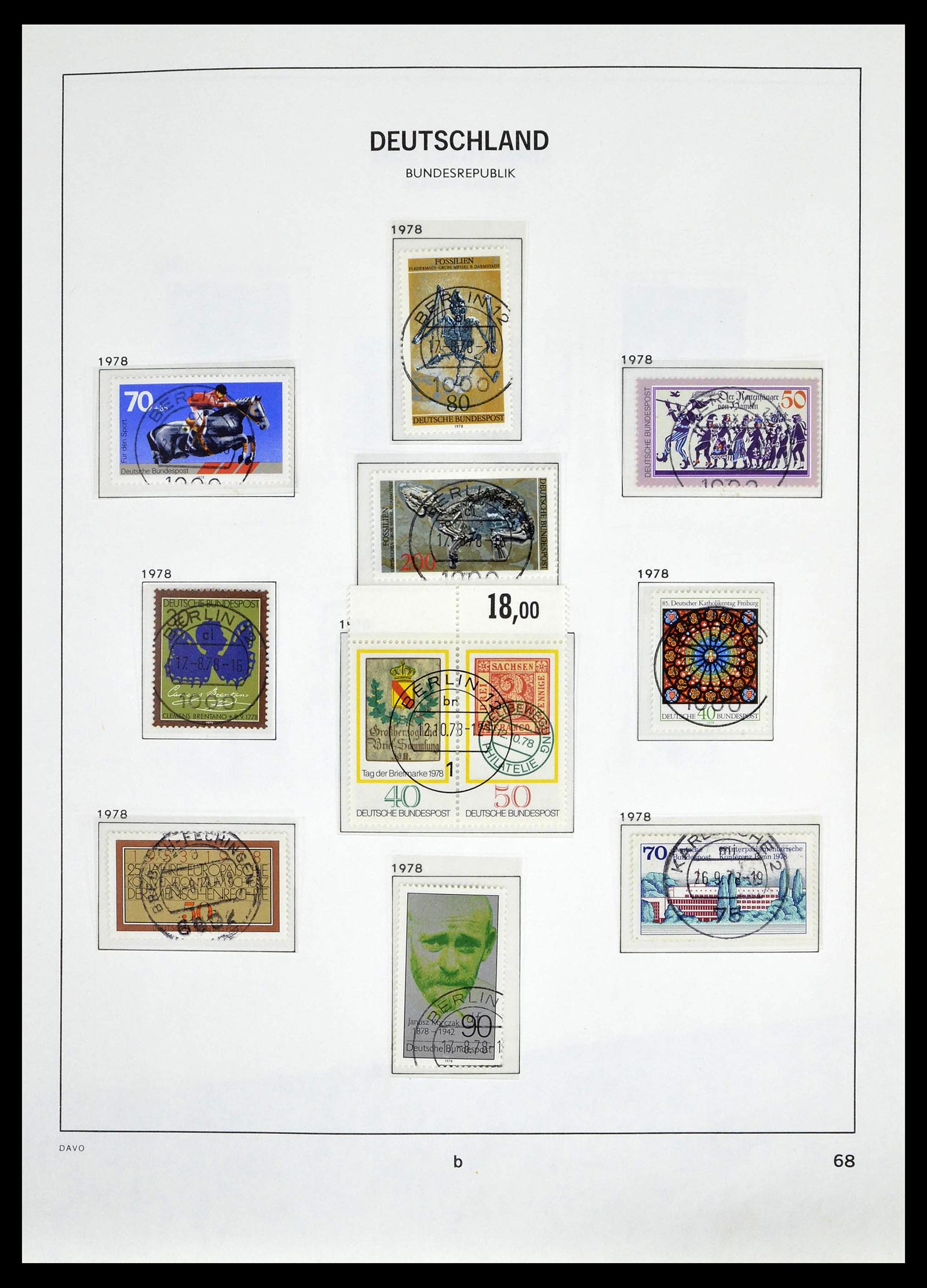 39326 0071 - Postzegelverzameling 39326 Bundespost 1949-2003.