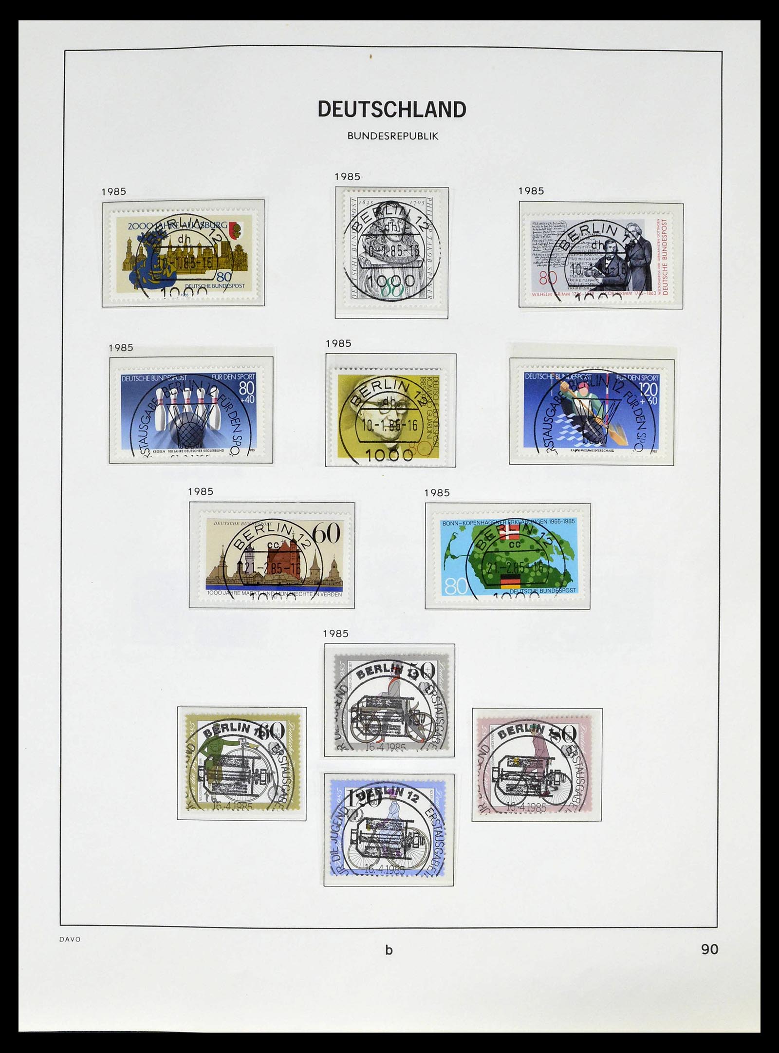 39326 0099 - Stamp collection 39326 Bundespost 1949-2003.