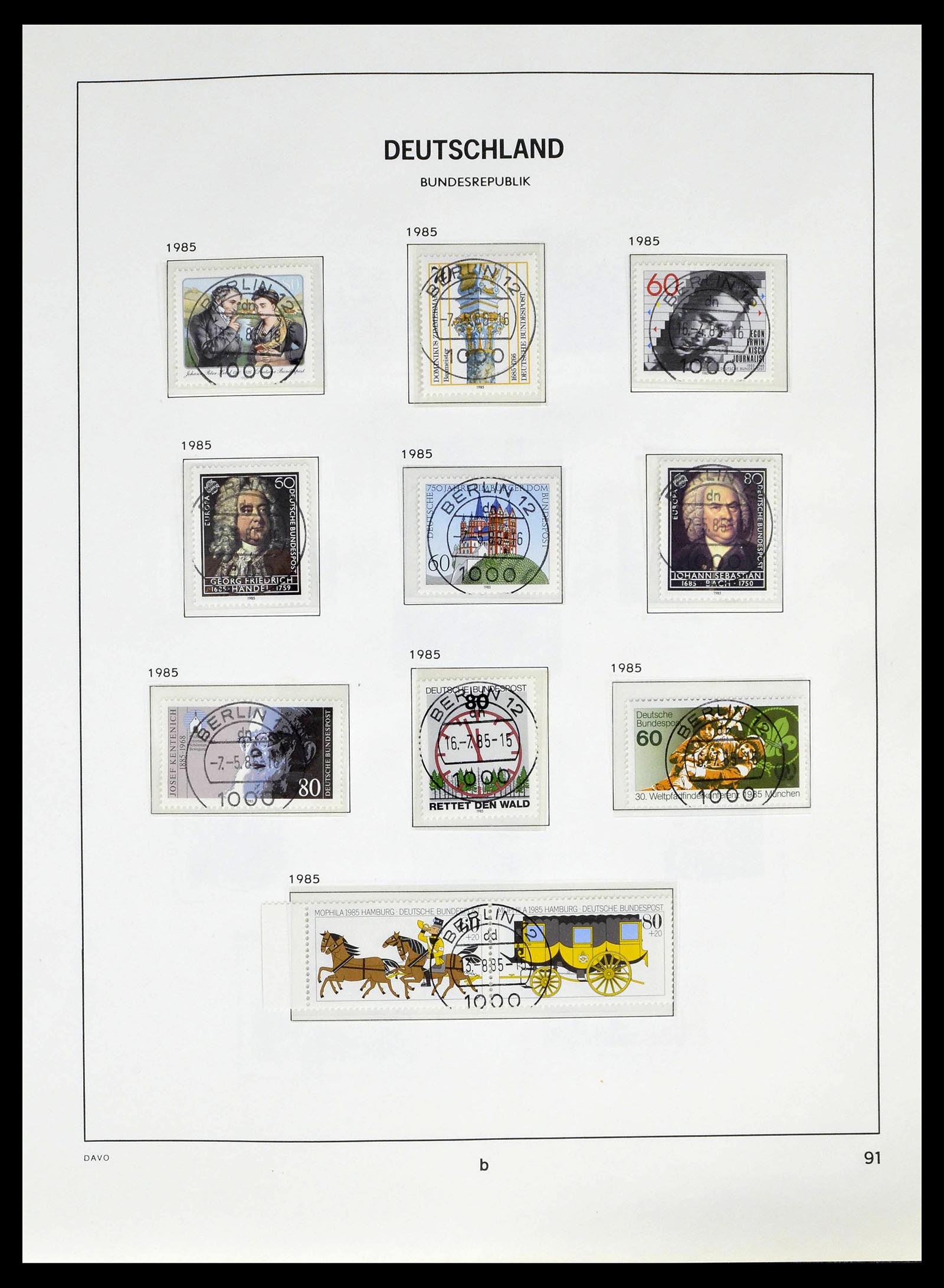 39326 0100 - Postzegelverzameling 39326 Bundespost 1949-2003.
