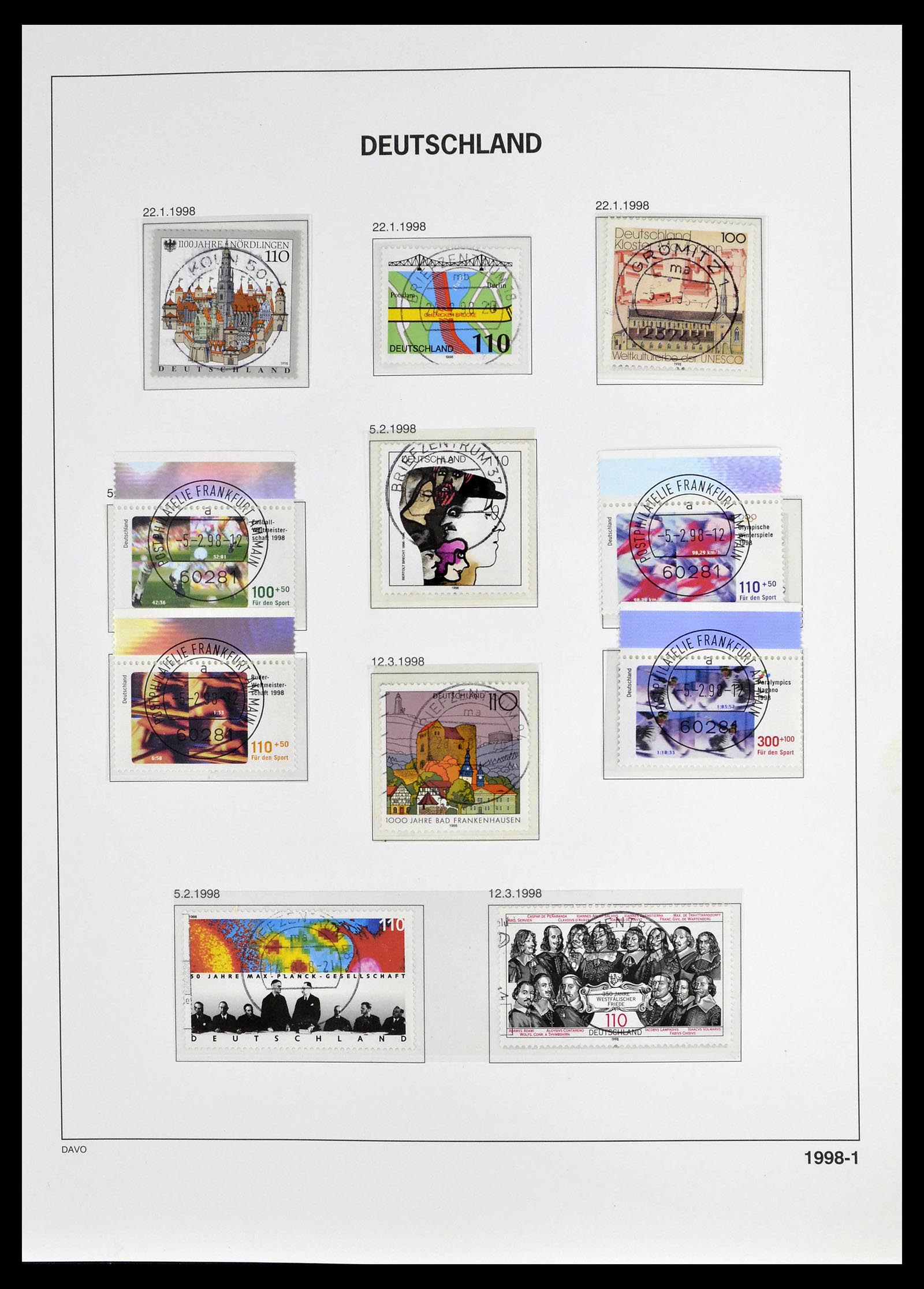39326 0181 - Postzegelverzameling 39326 Bundespost 1949-2003.