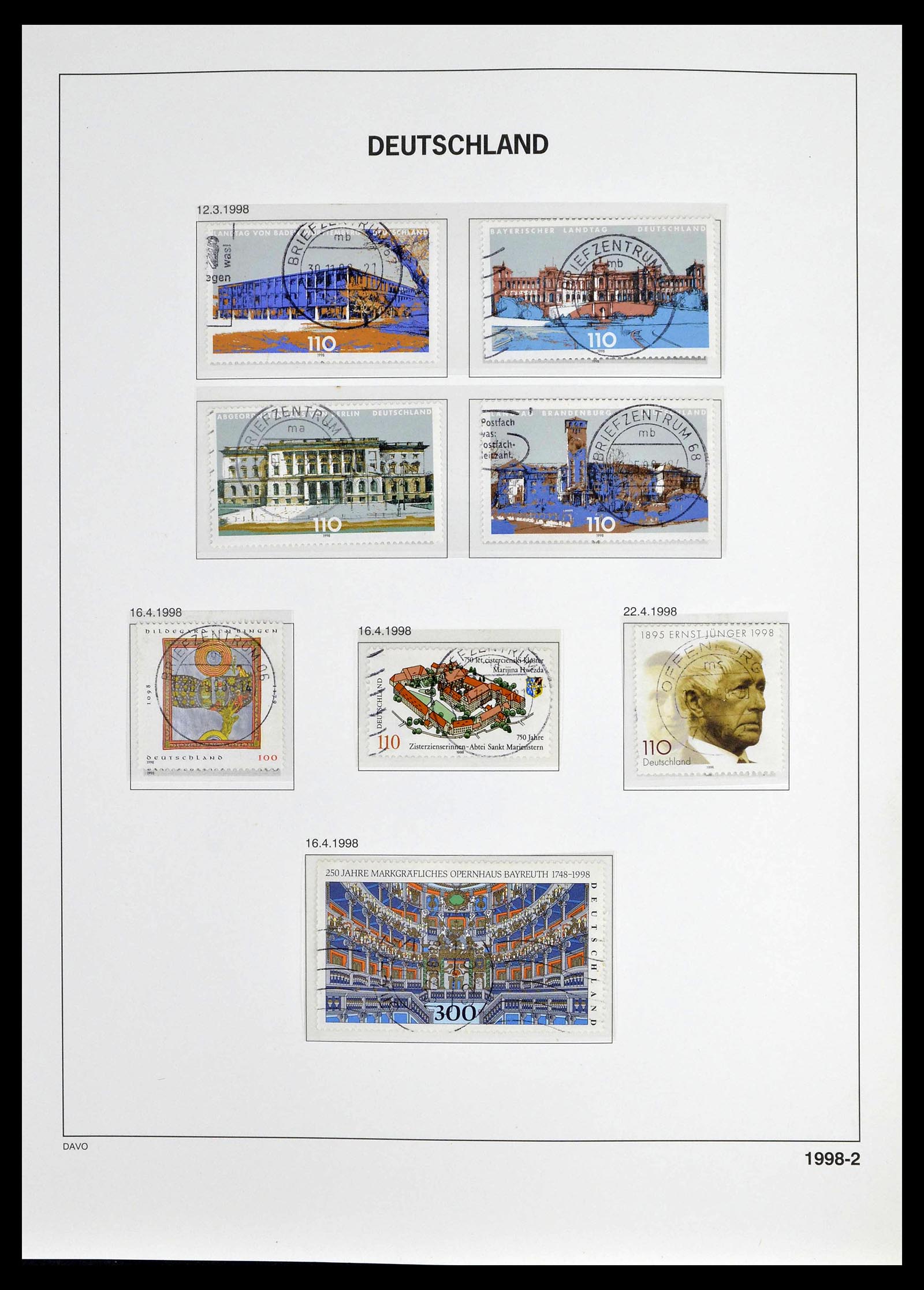 39326 0182 - Postzegelverzameling 39326 Bundespost 1949-2003.