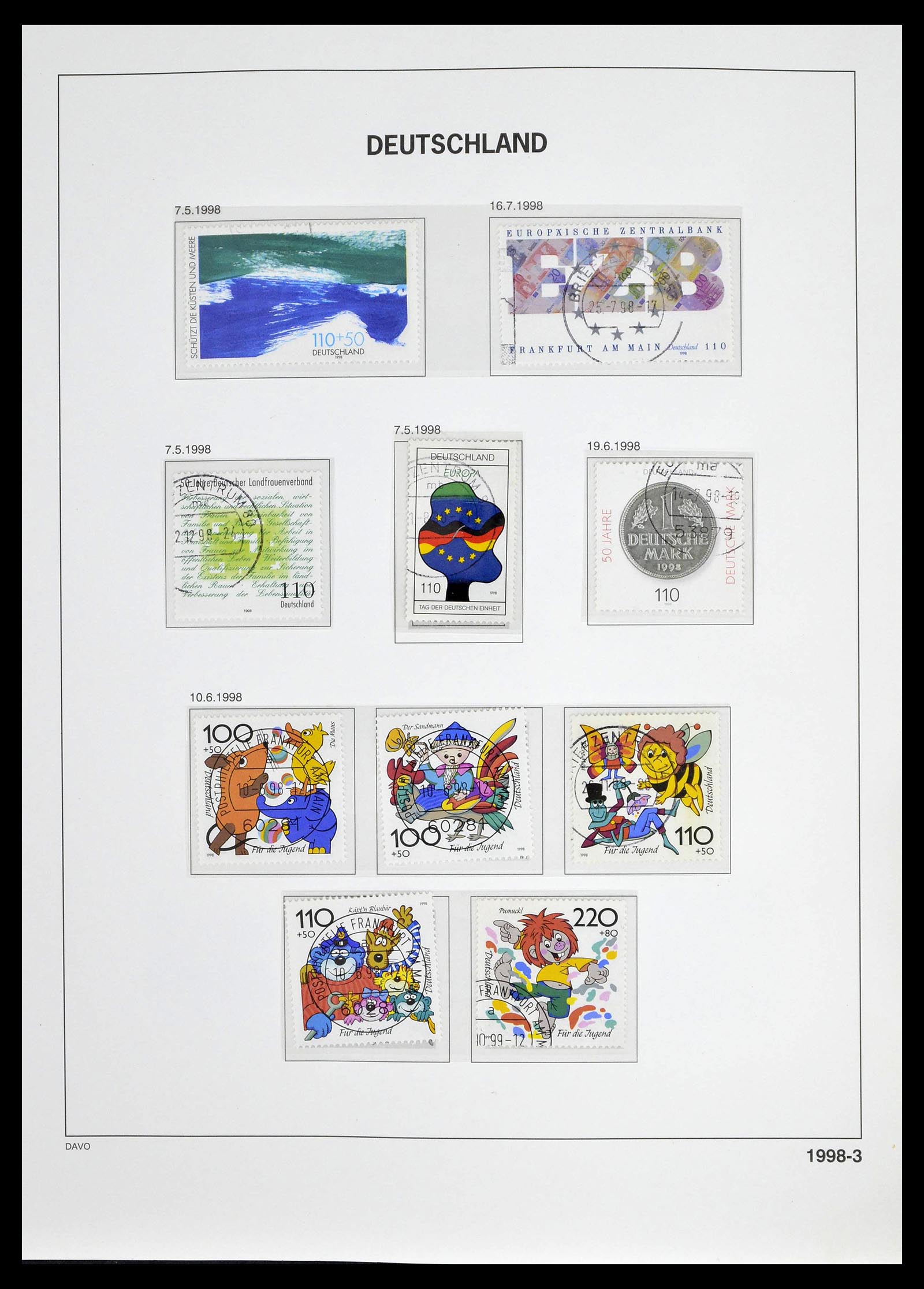 39326 0183 - Postzegelverzameling 39326 Bundespost 1949-2003.