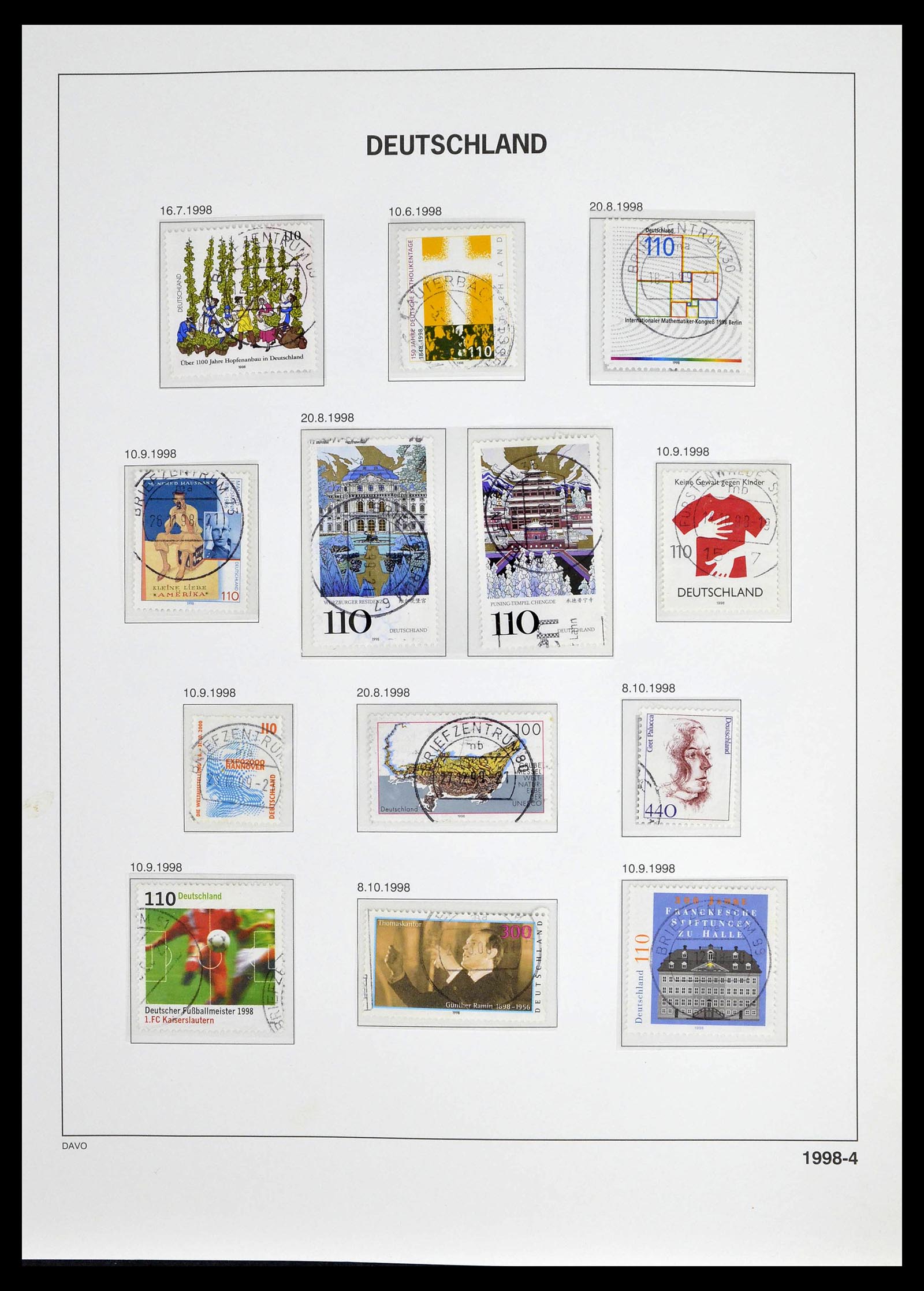 39326 0184 - Postzegelverzameling 39326 Bundespost 1949-2003.