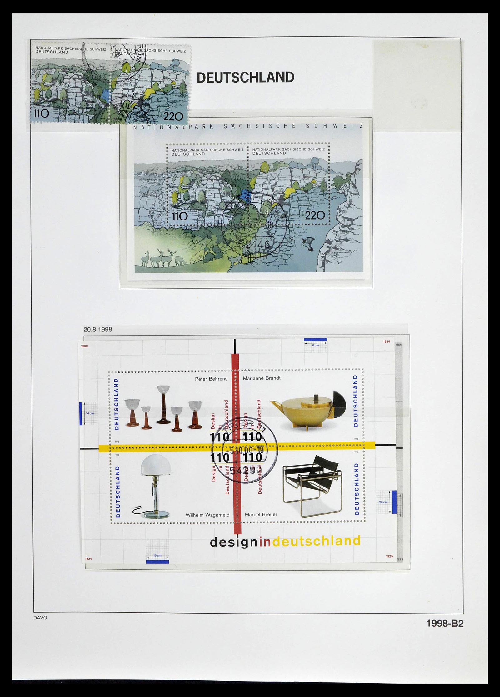 39326 0187 - Stamp collection 39326 Bundespost 1949-2003.