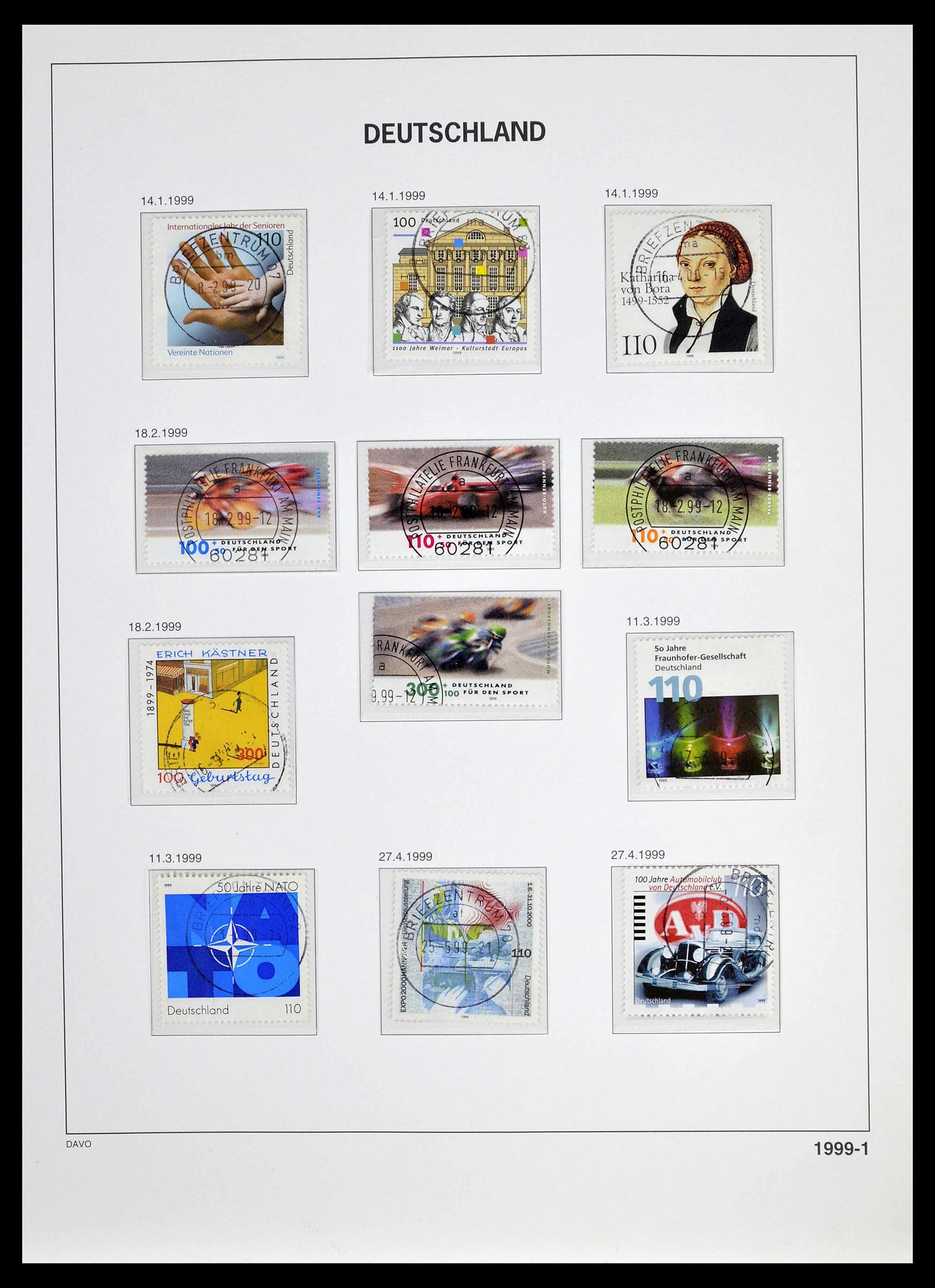 39326 0188 - Postzegelverzameling 39326 Bundespost 1949-2003.