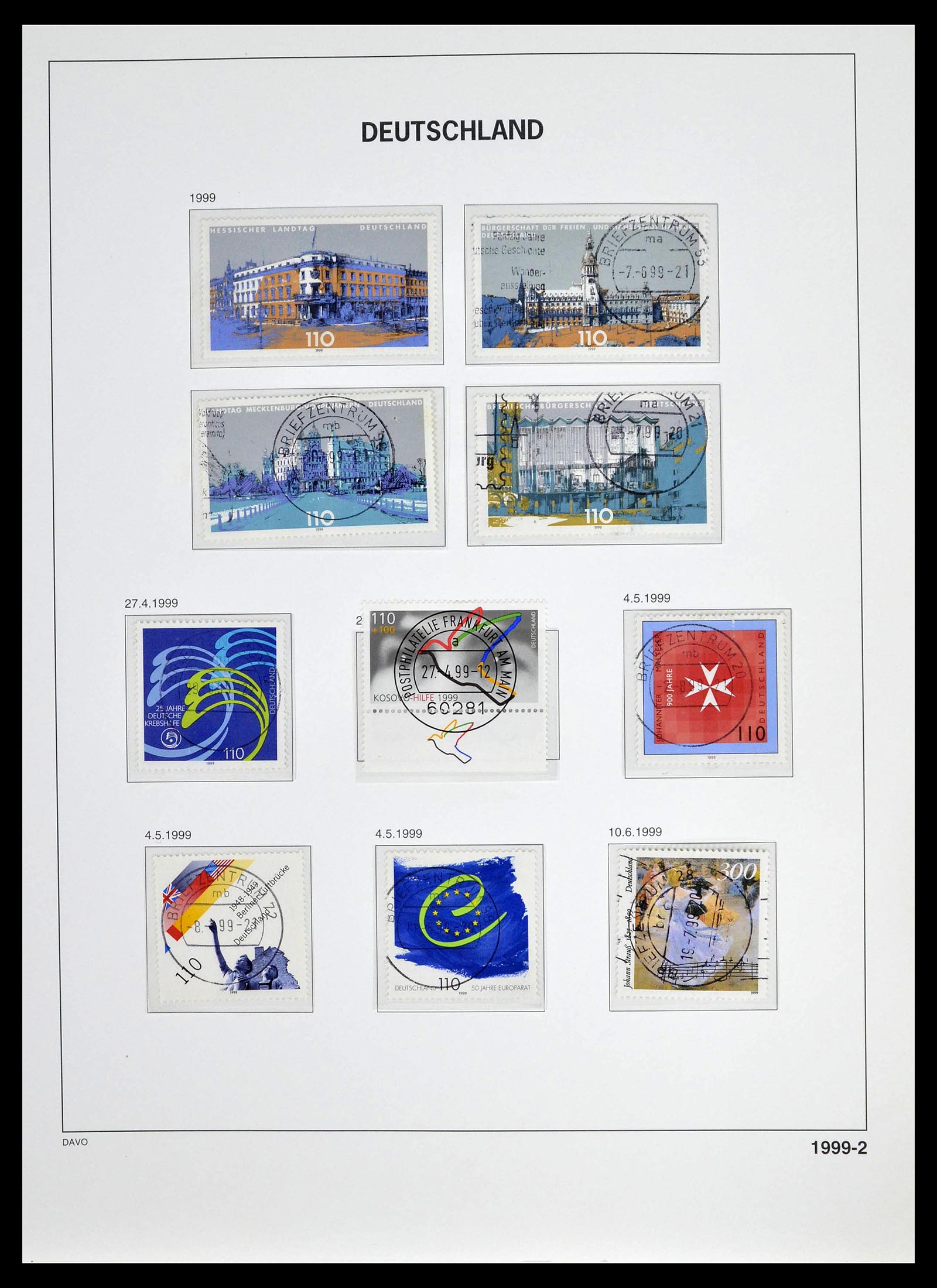 39326 0189 - Stamp collection 39326 Bundespost 1949-2003.