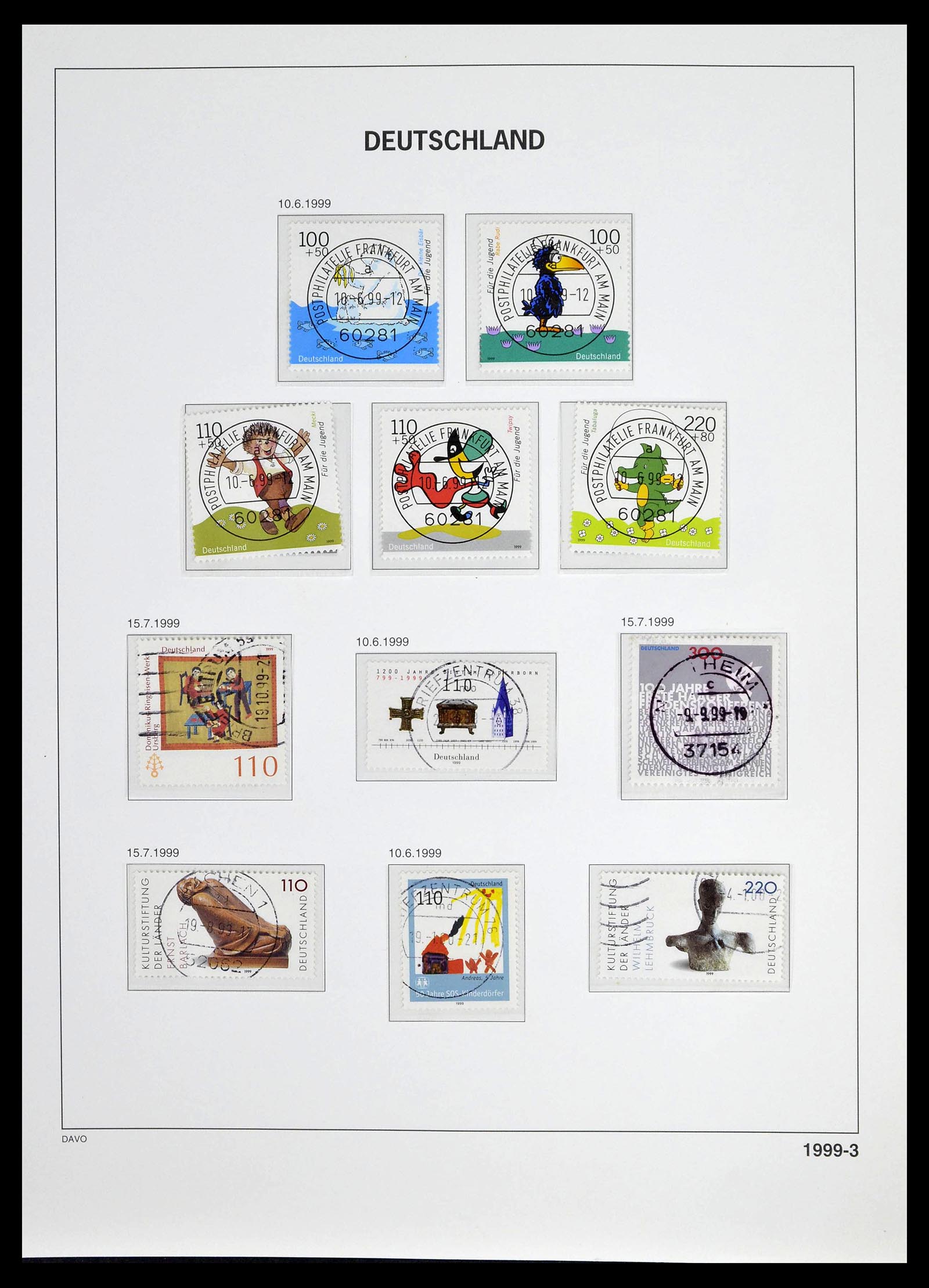 39326 0190 - Postzegelverzameling 39326 Bundespost 1949-2003.