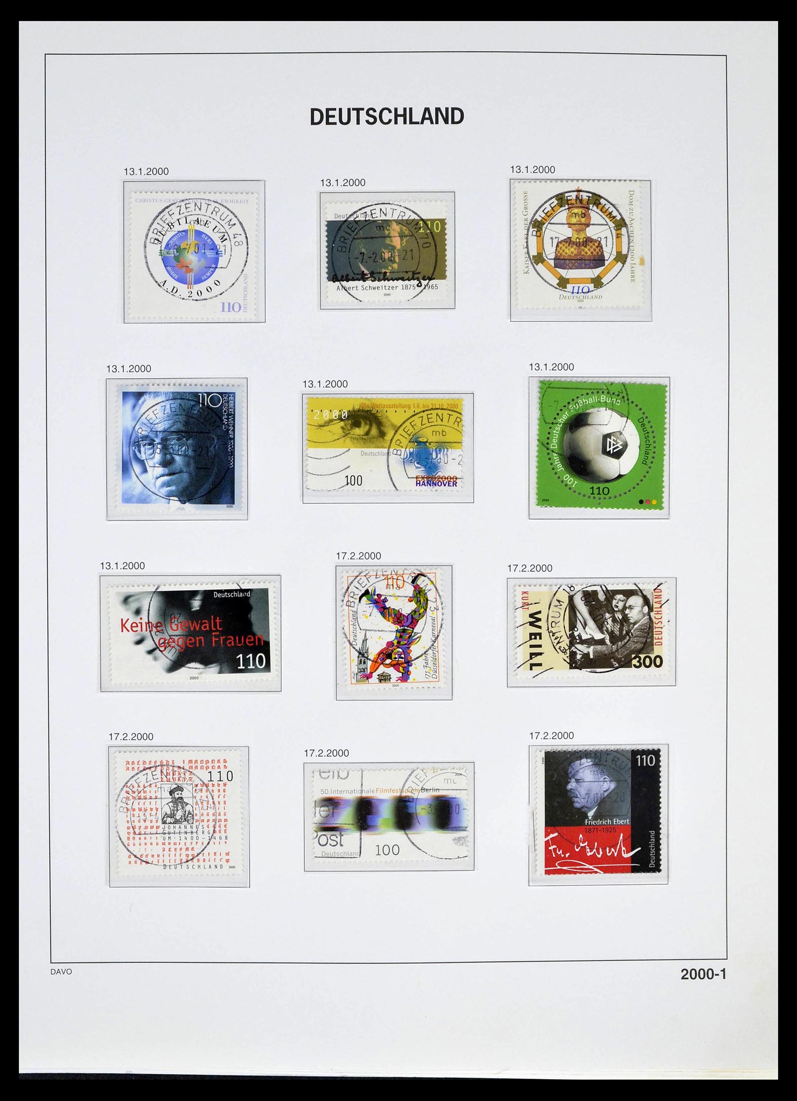 39326 0196 - Postzegelverzameling 39326 Bundespost 1949-2003.