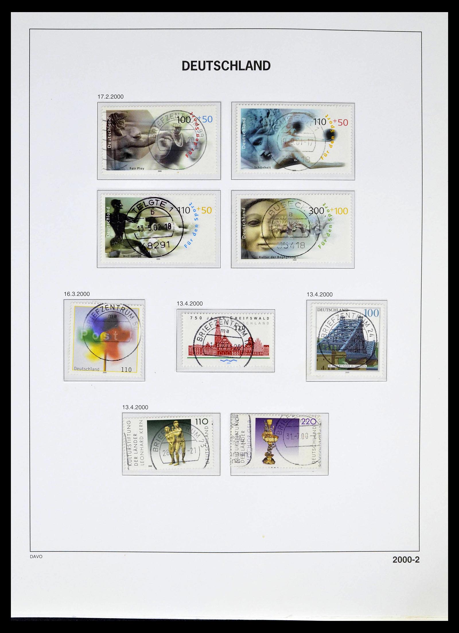 39326 0197 - Postzegelverzameling 39326 Bundespost 1949-2003.