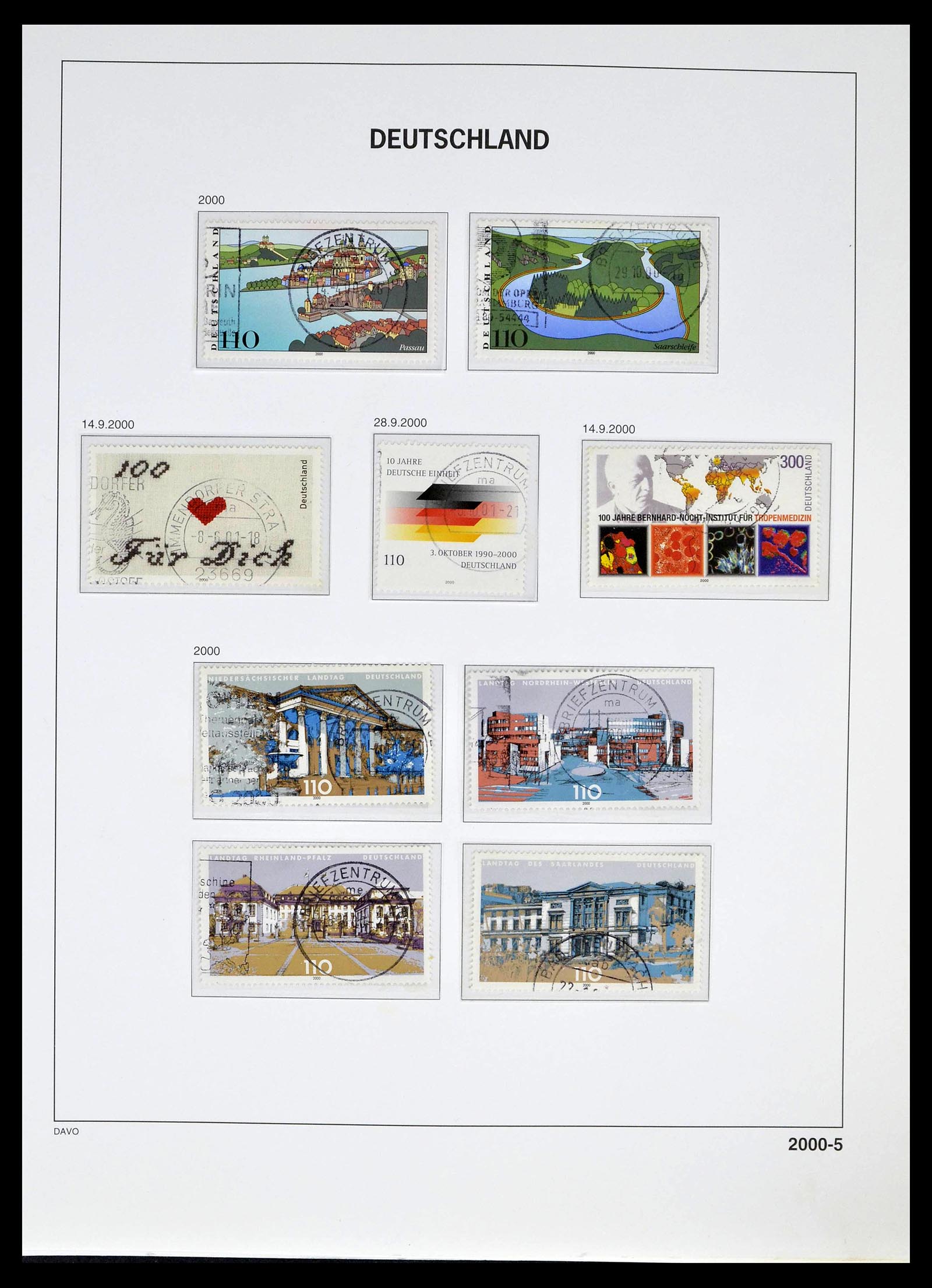 39326 0200 - Postzegelverzameling 39326 Bundespost 1949-2003.