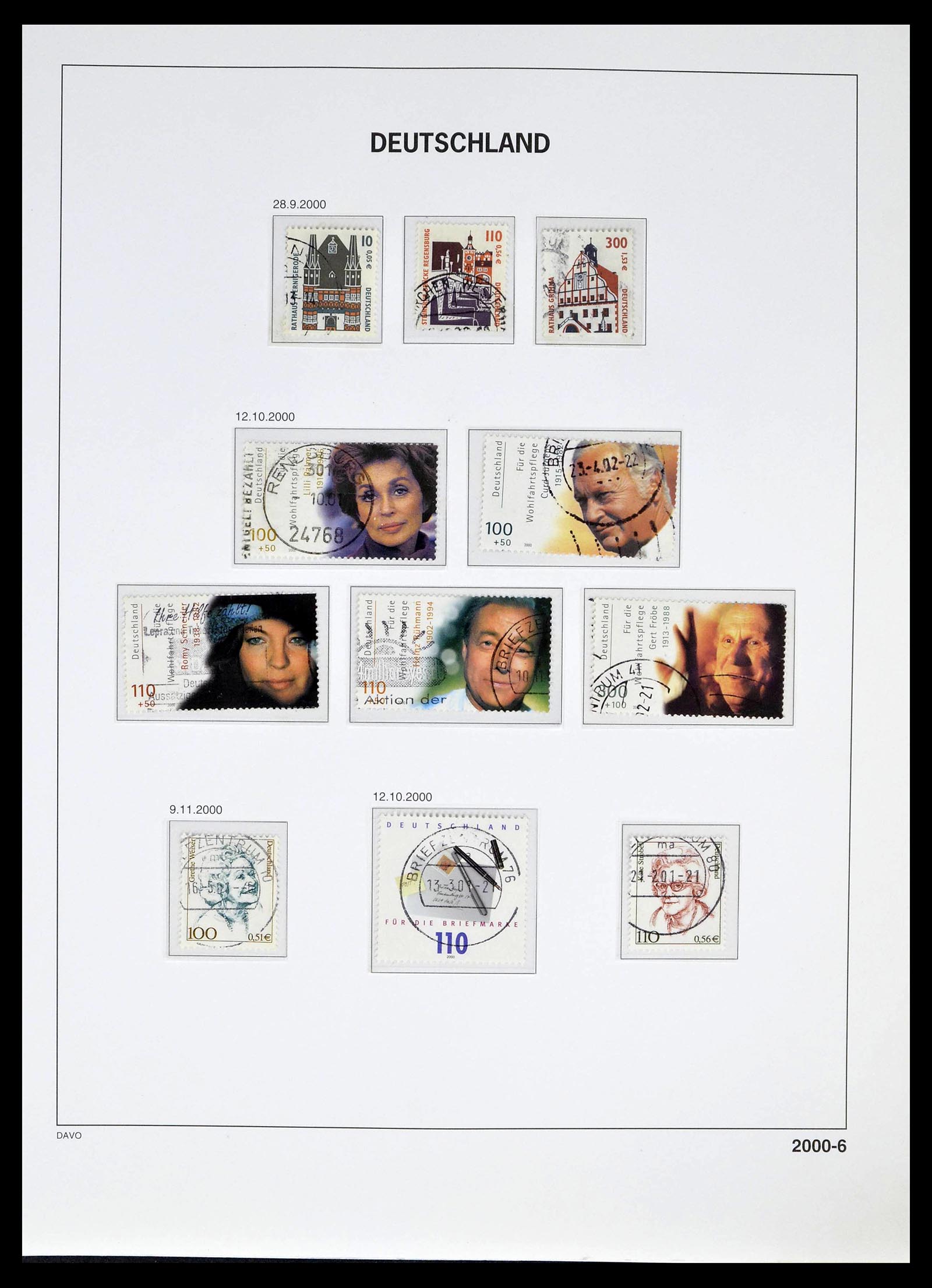 39326 0201 - Postzegelverzameling 39326 Bundespost 1949-2003.