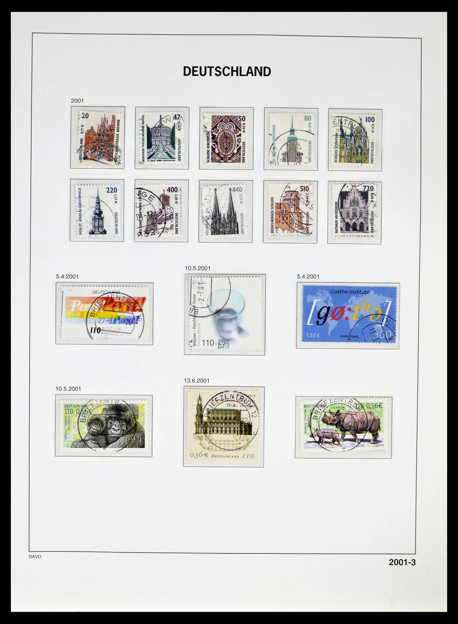 39326 0206 - Stamp collection 39326 Bundespost 1949-2003.
