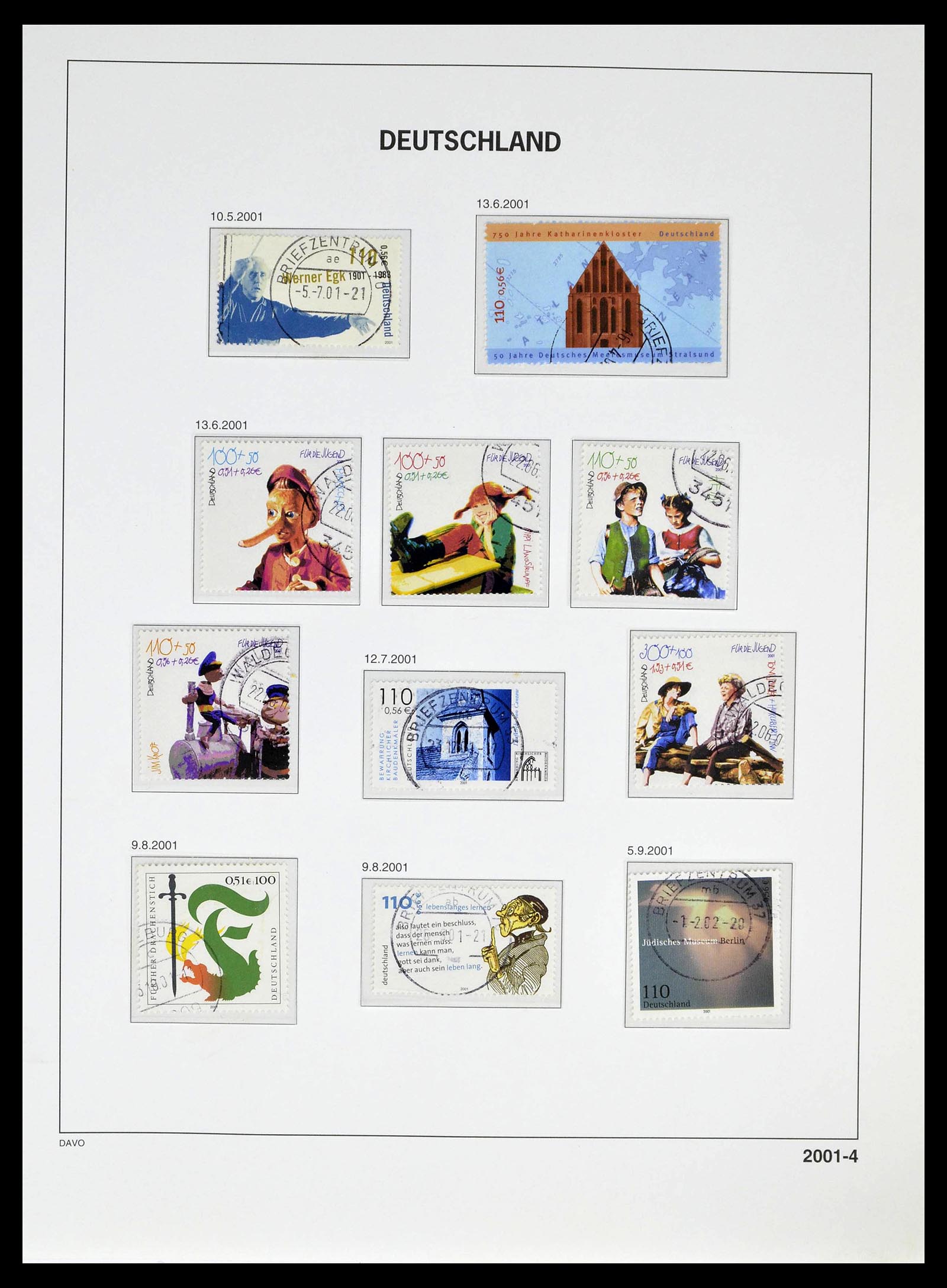 39326 0207 - Postzegelverzameling 39326 Bundespost 1949-2003.