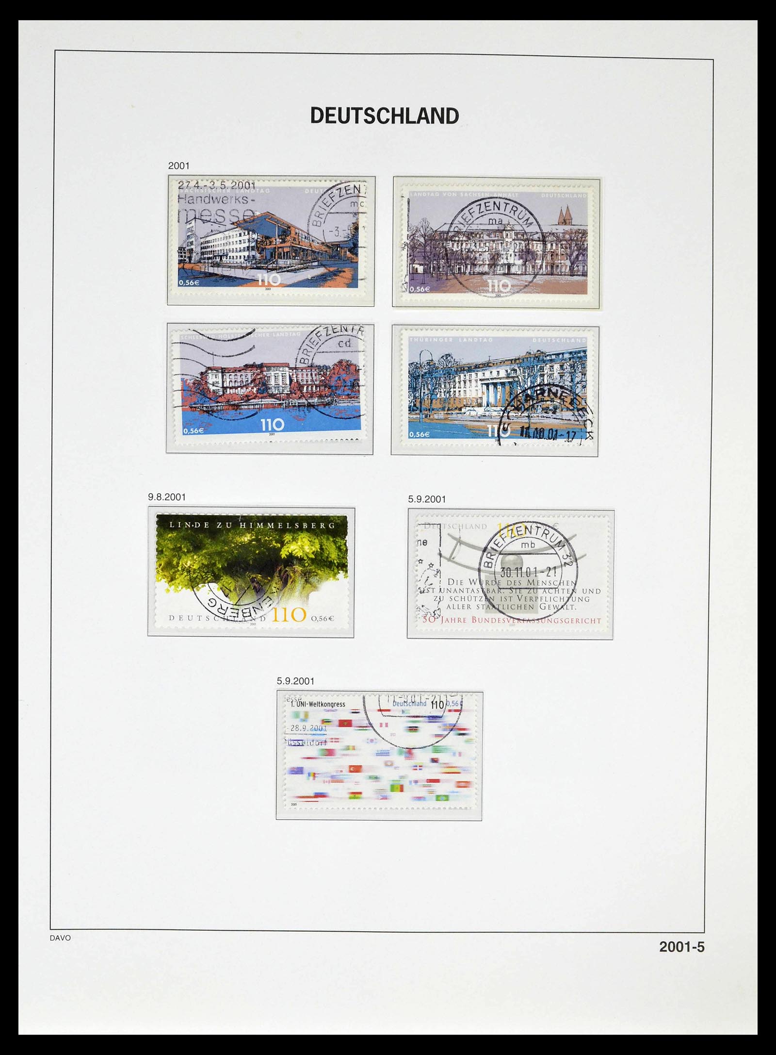 39326 0208 - Stamp collection 39326 Bundespost 1949-2003.
