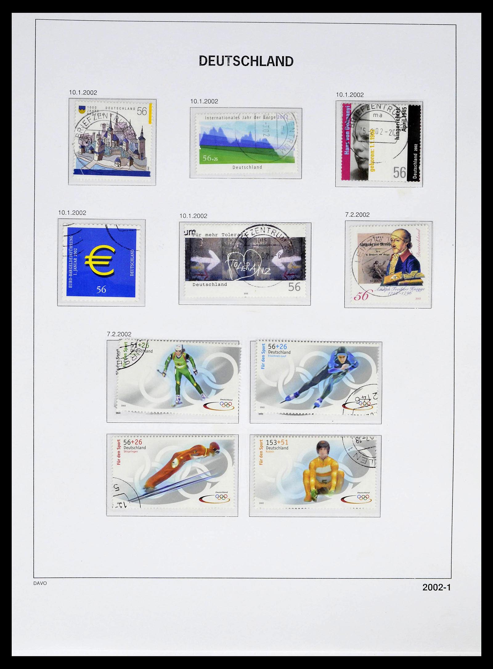 39326 0213 - Stamp collection 39326 Bundespost 1949-2003.