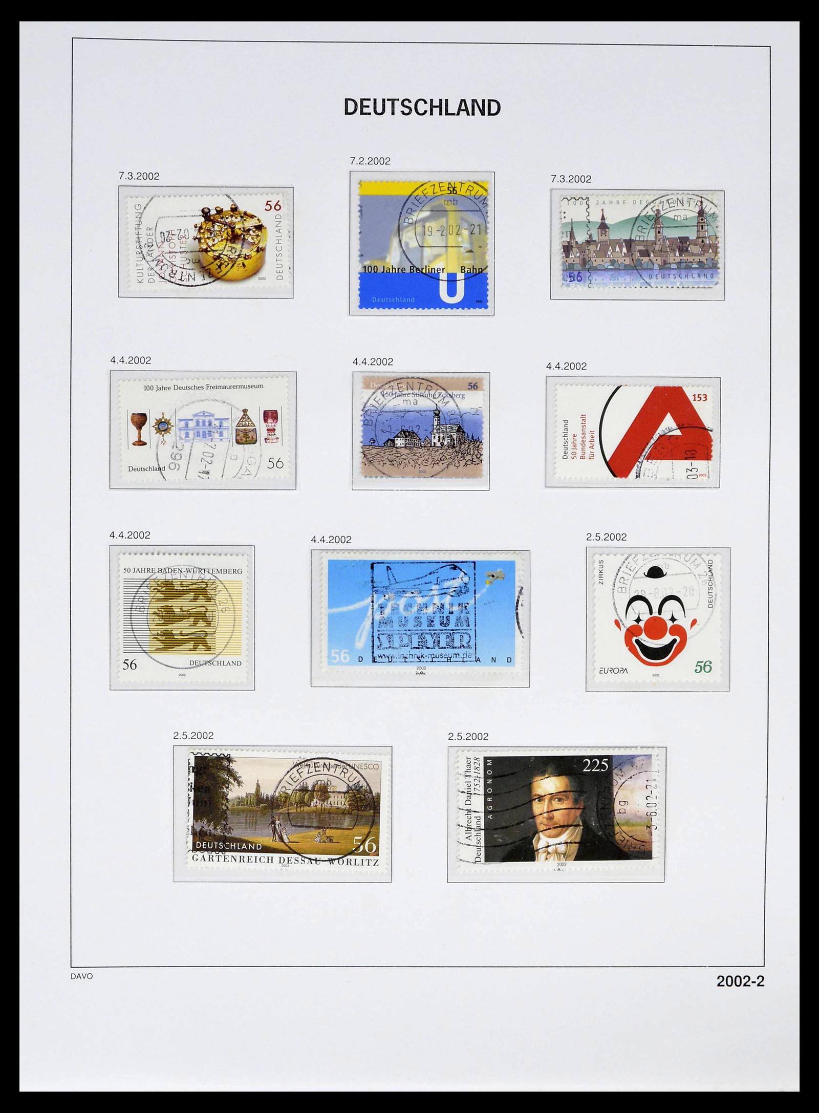 39326 0214 - Stamp collection 39326 Bundespost 1949-2003.