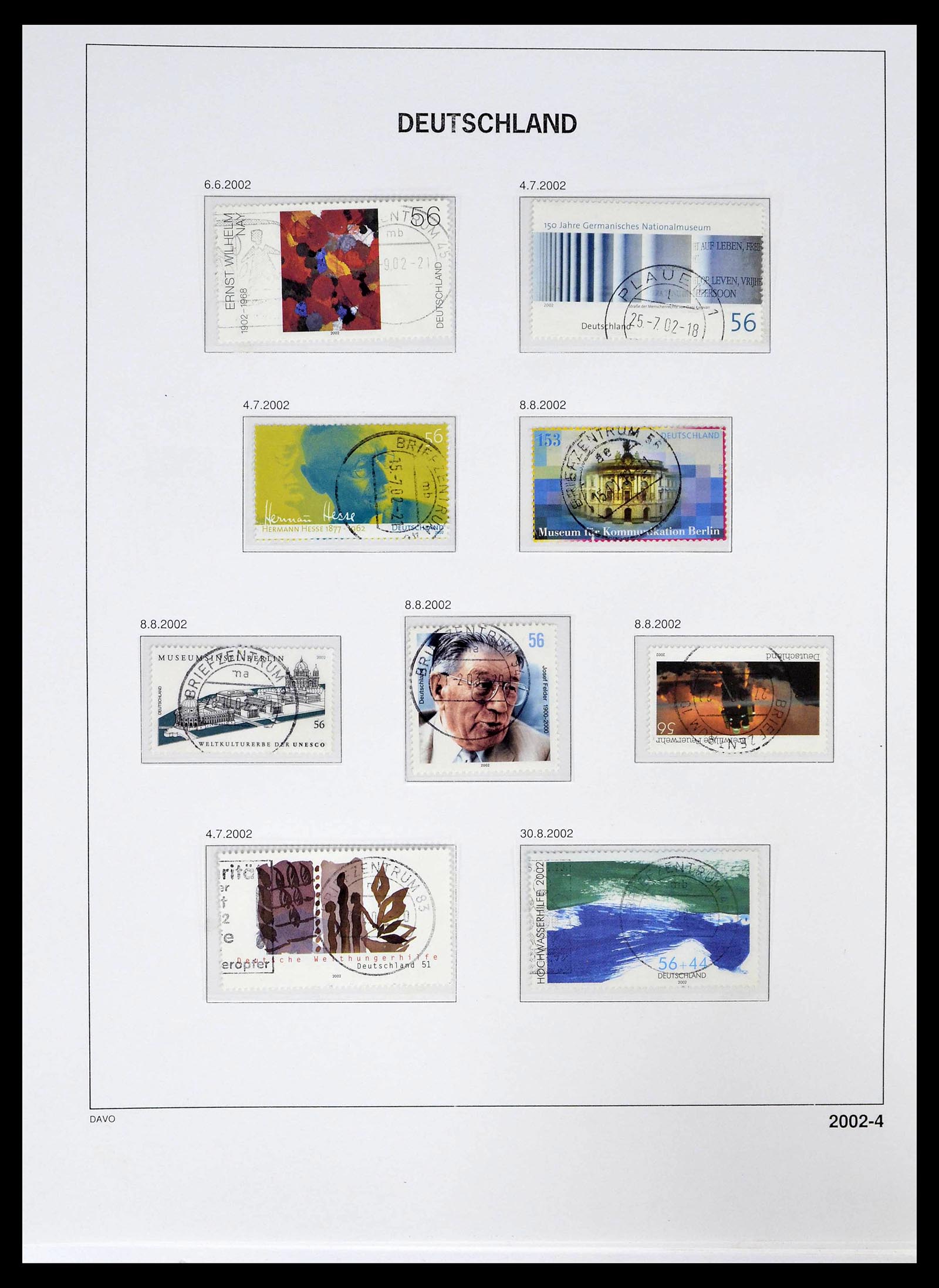 39326 0216 - Postzegelverzameling 39326 Bundespost 1949-2003.