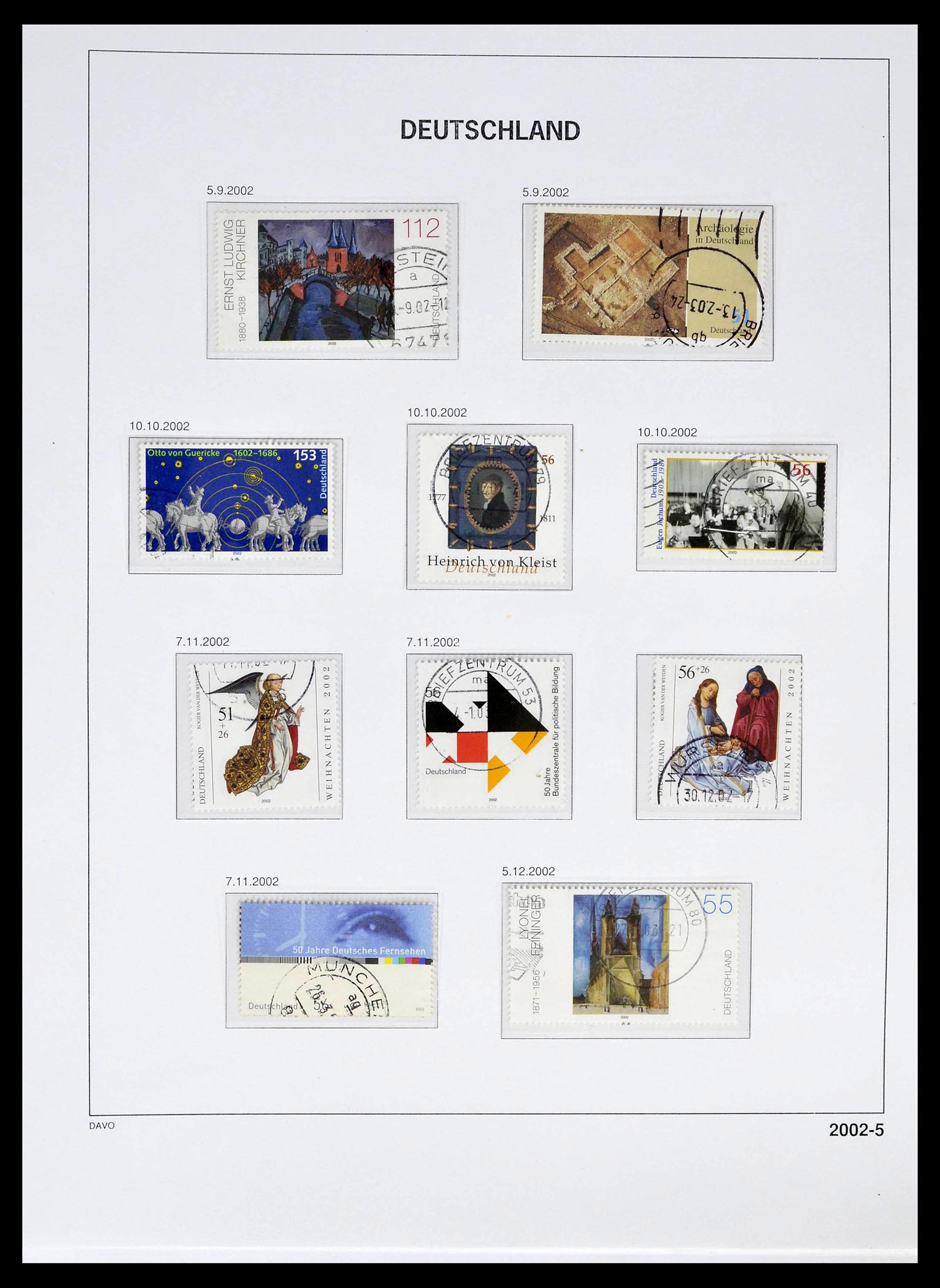 39326 0217 - Postzegelverzameling 39326 Bundespost 1949-2003.
