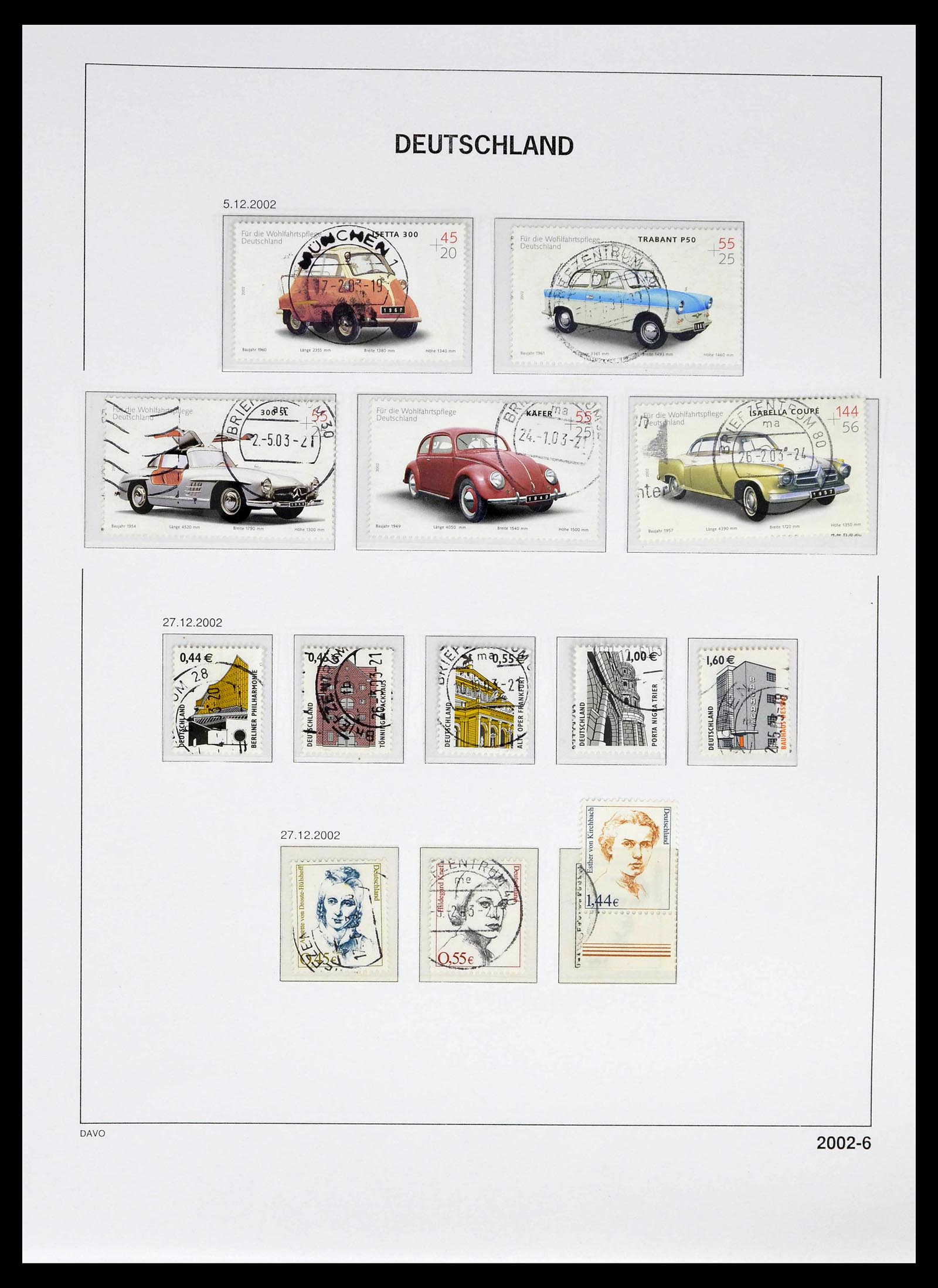 39326 0219 - Stamp collection 39326 Bundespost 1949-2003.