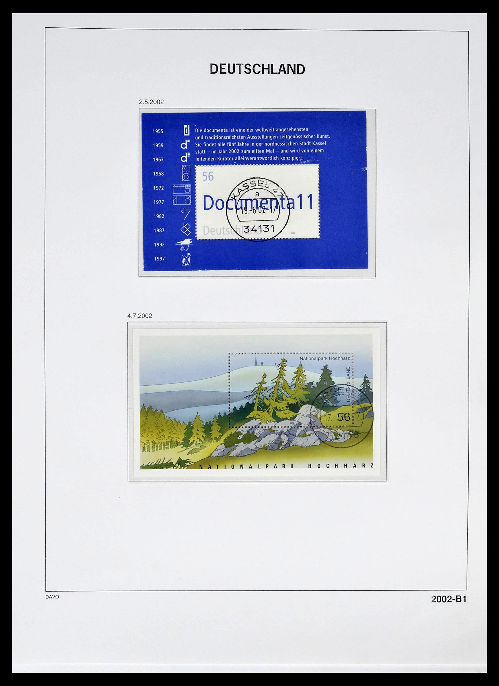 39326 0220 - Stamp collection 39326 Bundespost 1949-2003.