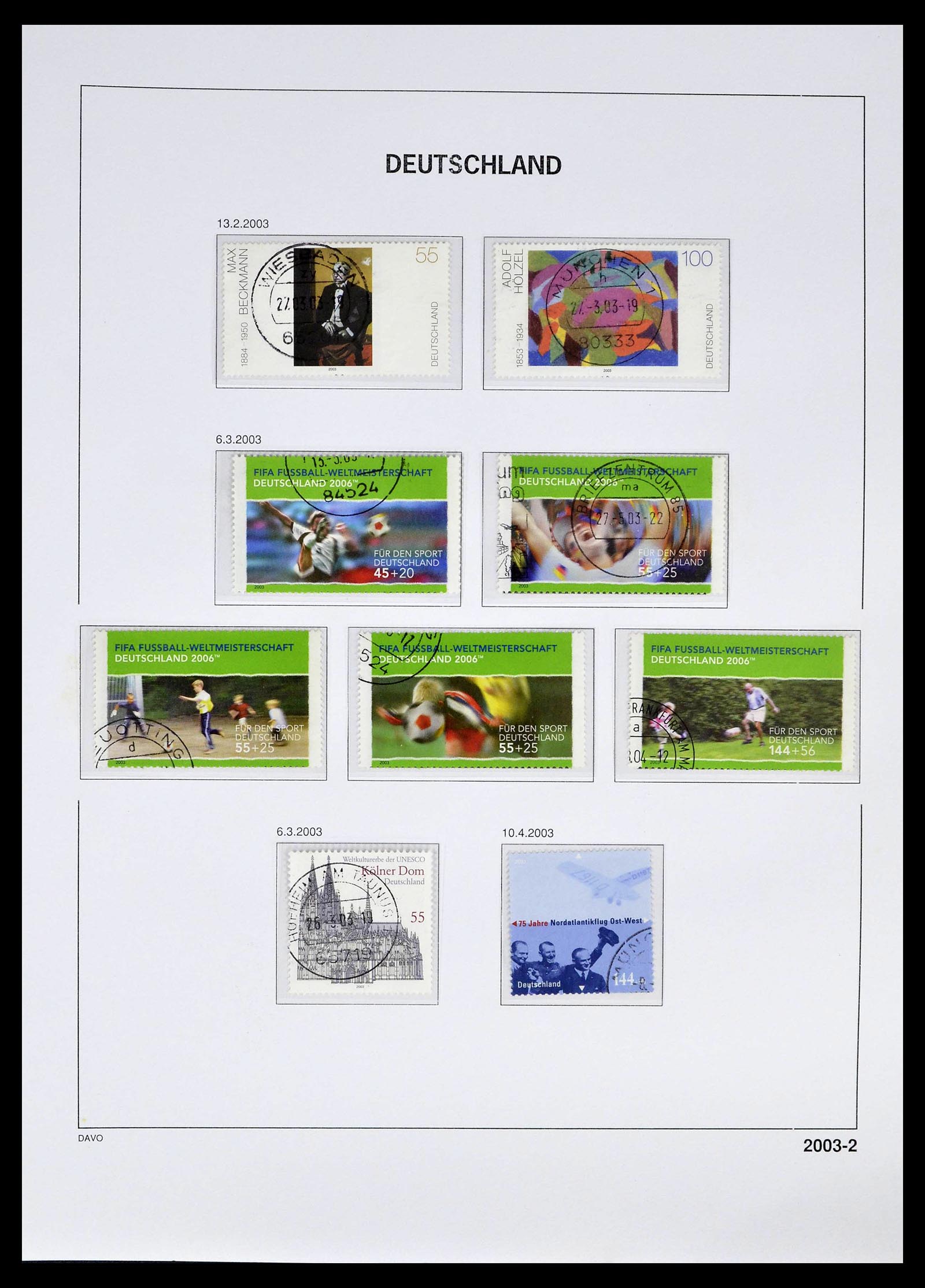 39326 0223 - Stamp collection 39326 Bundespost 1949-2003.