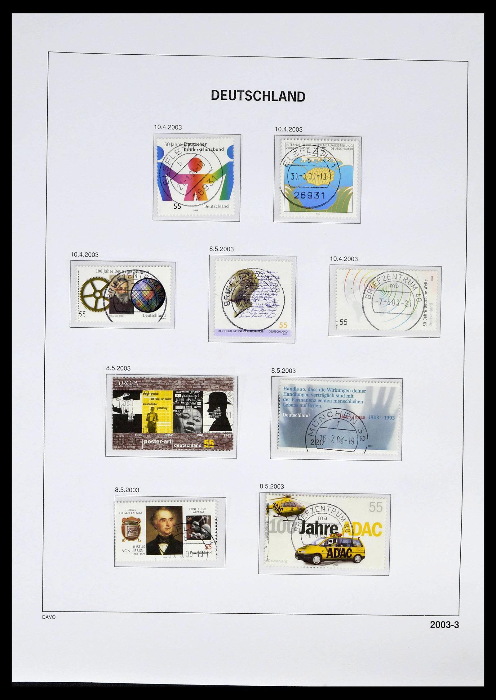 39326 0224 - Postzegelverzameling 39326 Bundespost 1949-2003.